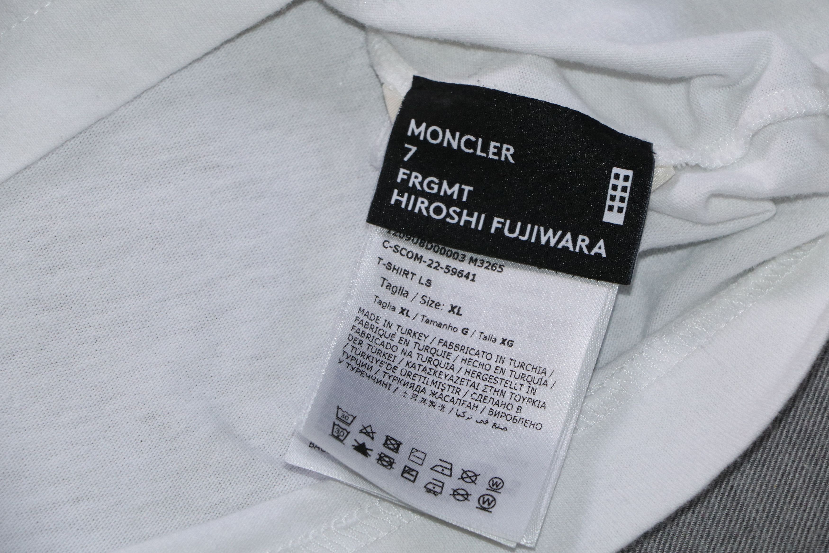 Fragment Design × Moncler 7 Moncler FRGMT Hiroshi Fujiwara Black & White Long Sleeve Size US XL / EU 56 / 4 - 5 Thumbnail