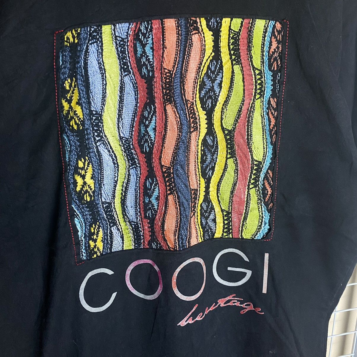 Coogi × Vintage Crazy Vintage Y2K Embroidered Coogi Rare Essential T-Shirt Size US XXL / EU 58 / 5 - 5 Thumbnail