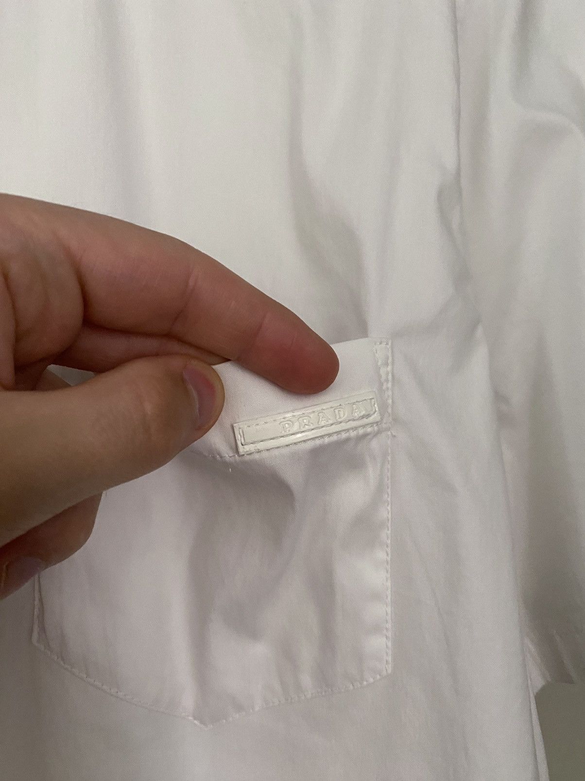 Prada Vintage Prada Short Sleeve Shirt Button Up Size US S / EU 44-46 / 1 - 5 Thumbnail