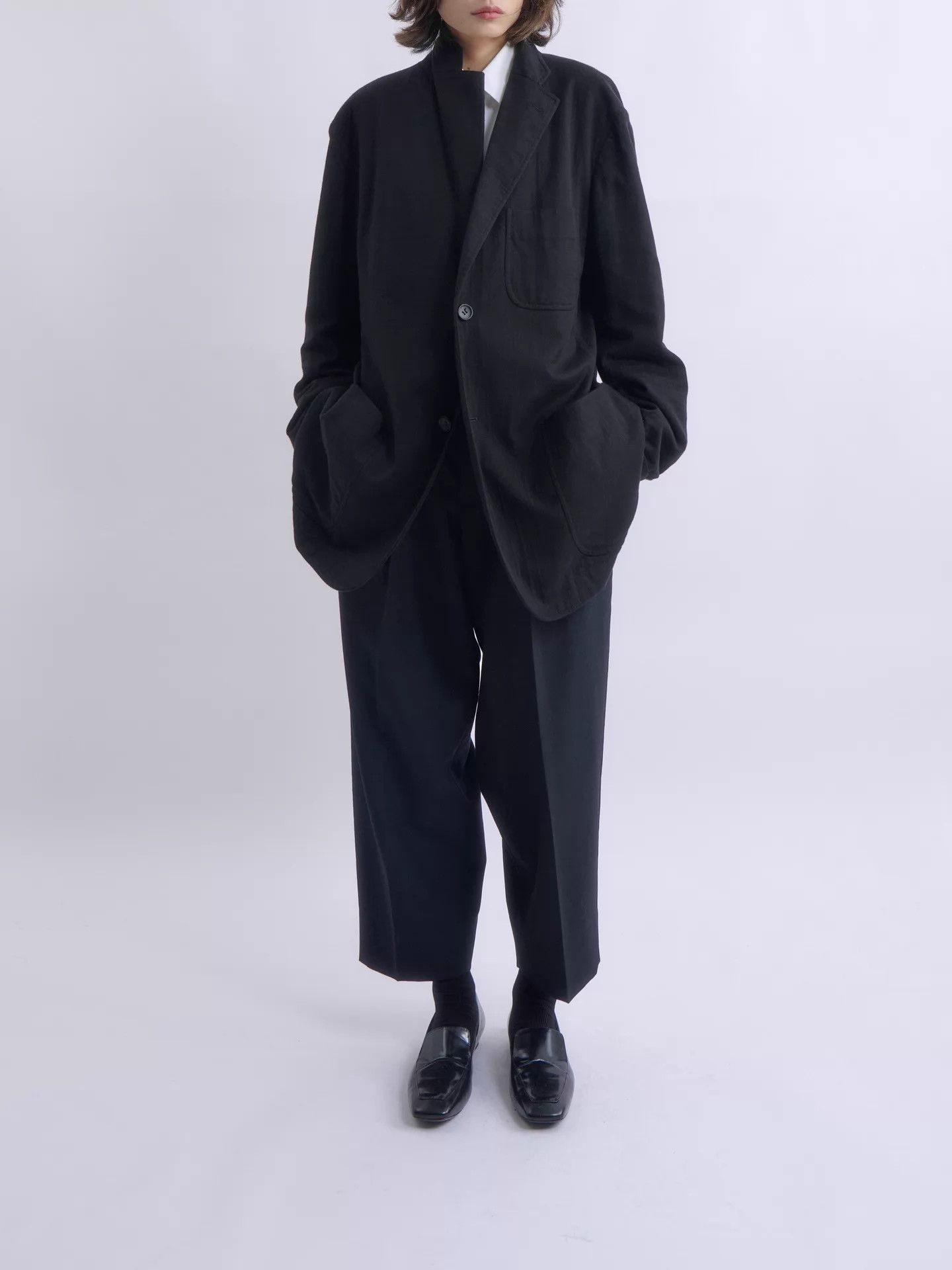 Issey Miyake ISSEY MIYAKE 00s Vintage Japanese Black Soft Blazer Size US XL / EU 56 / 4 - 6 Thumbnail