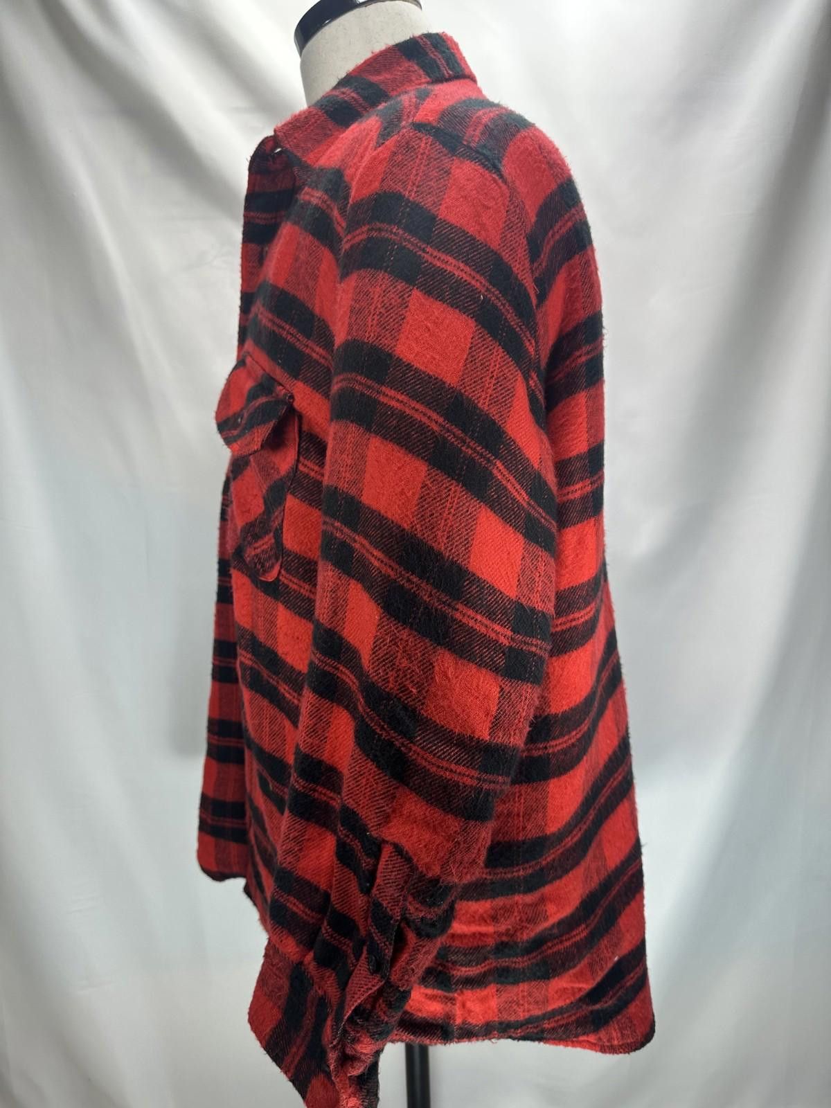 Sears Sears Vintage Plaid Flannel Lined Coat Red Mens Large Size US L / EU 52-54 / 3 - 2 Thumbnail