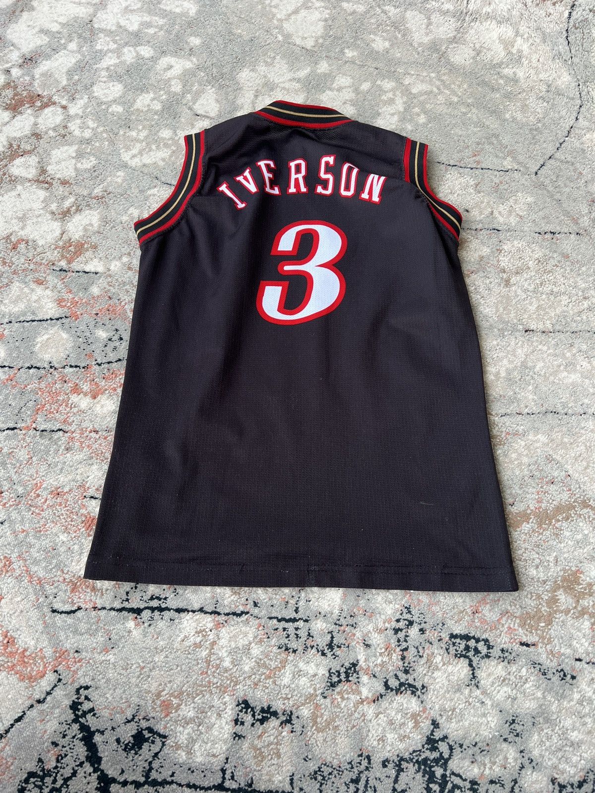 NBA NBA Champion Sixers Iverson 3 Kids Jersey Size US XXS / EU 40 - 4 Thumbnail