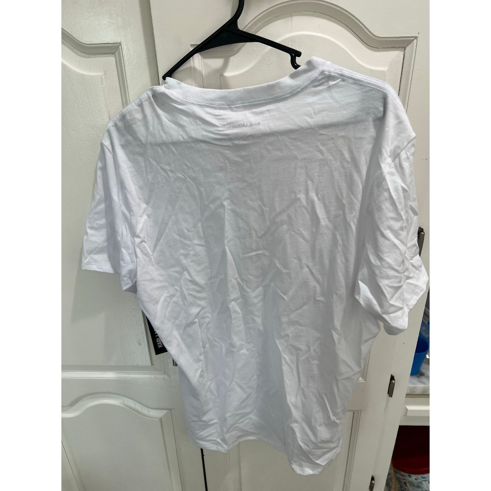 Karl Lagerfeld Karl Lagerfeld Paris T-Shirt Men’s M White Vertical Stripe Size US M / EU 48-50 / 2 - 8 Thumbnail