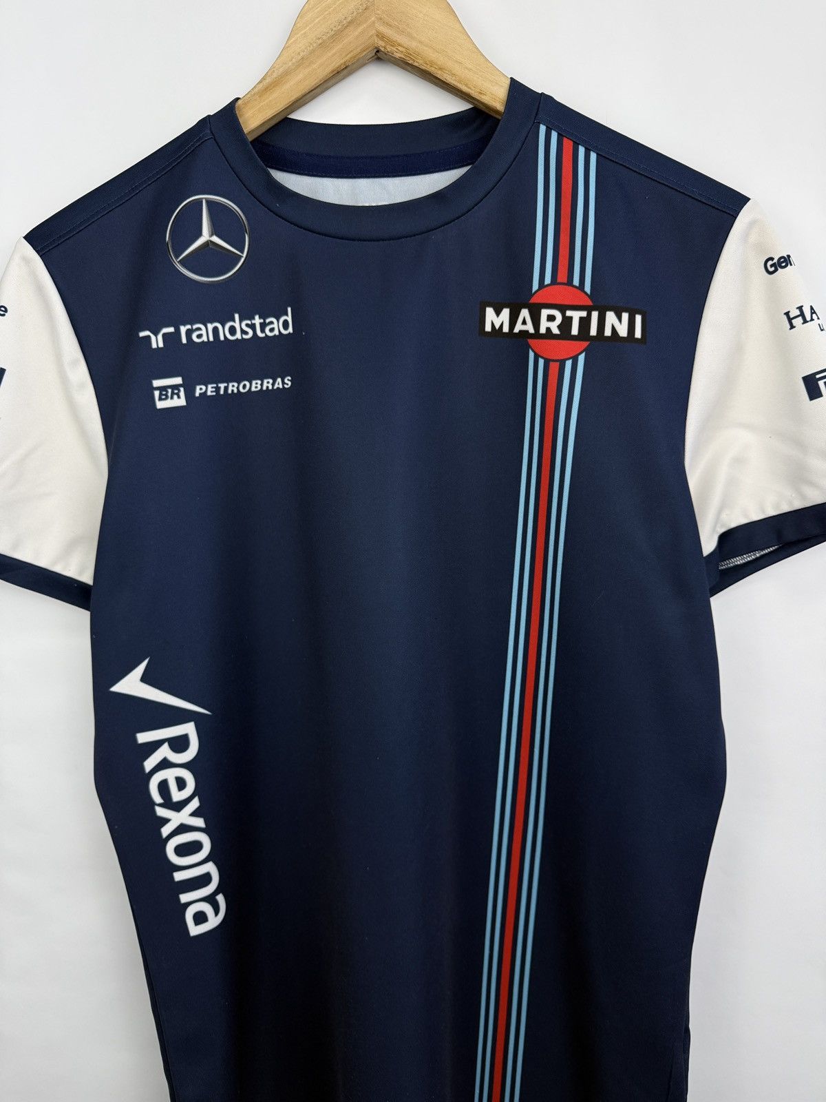 Hackett 🇬🇧 Hackett Williams Martini Racing Mercedes Jersey F1 Rare Size US S / EU 44-46 / 1 - 5 Thumbnail