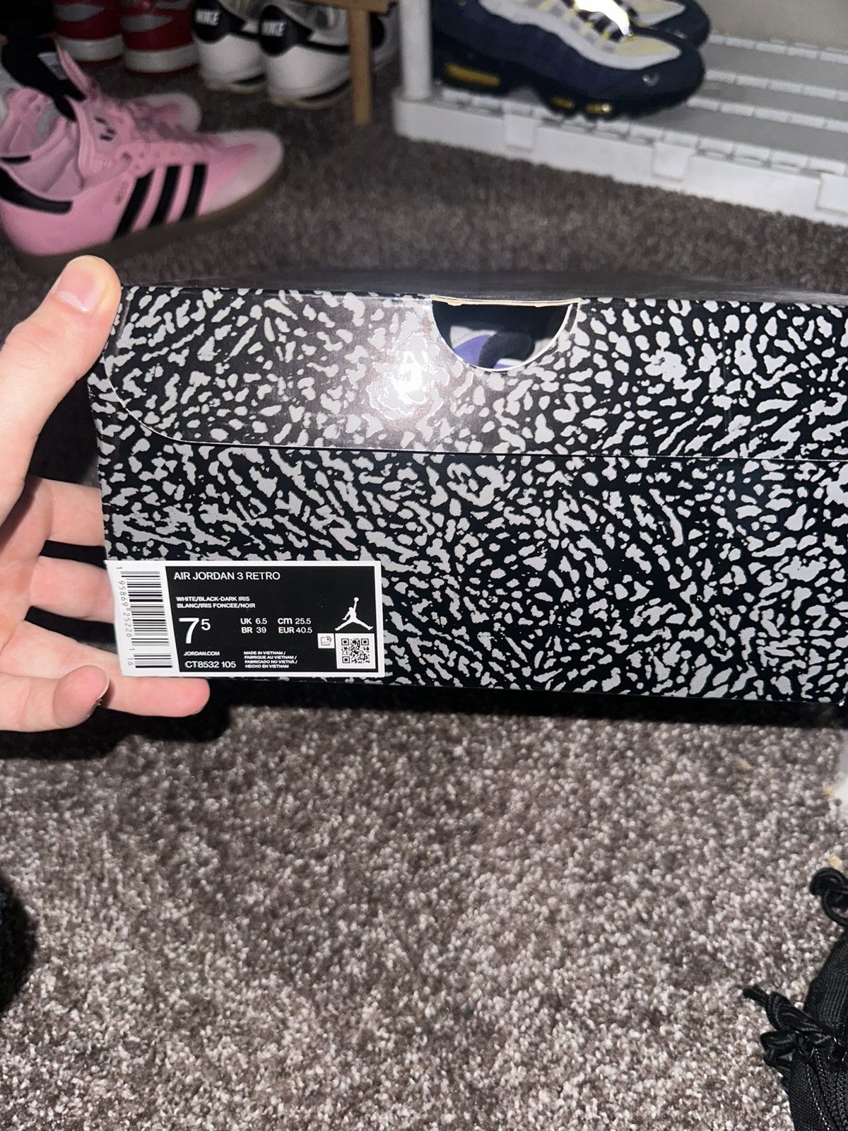 Jordan Brand Jordan Retro 3 Size US 7.5 / EU 40-41 - 9 Thumbnail
