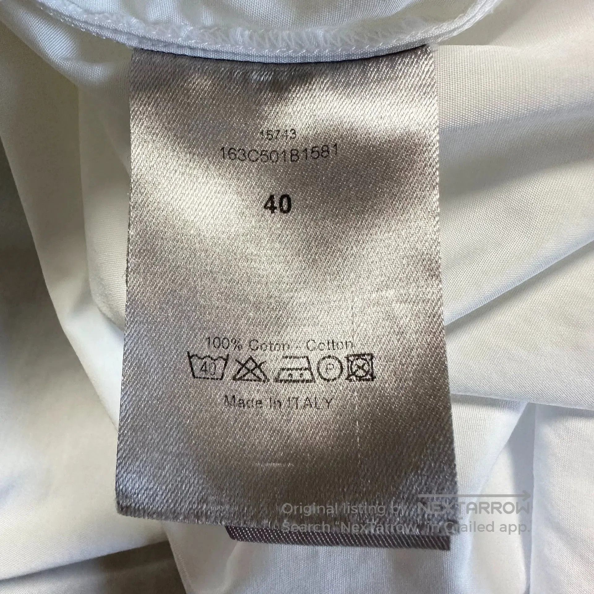 Dior Dior Bee Embroidered Long Sleeve Shirt. Size US M / EU 48-50 / 2 - 4 Thumbnail