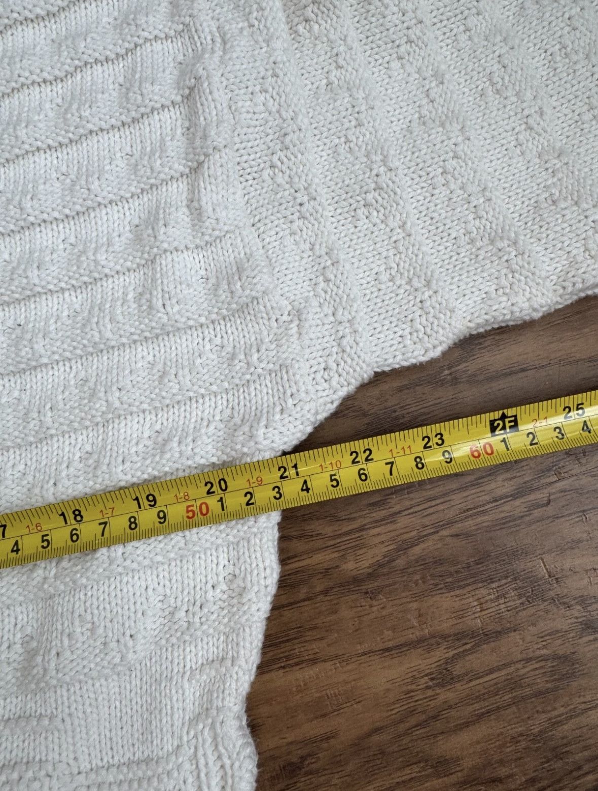 Izod Vintage Izod Crewneck Sweater Thick Knit Off White Fisherman Size XL / US 12-14 / IT 48-50 - 7 Thumbnail