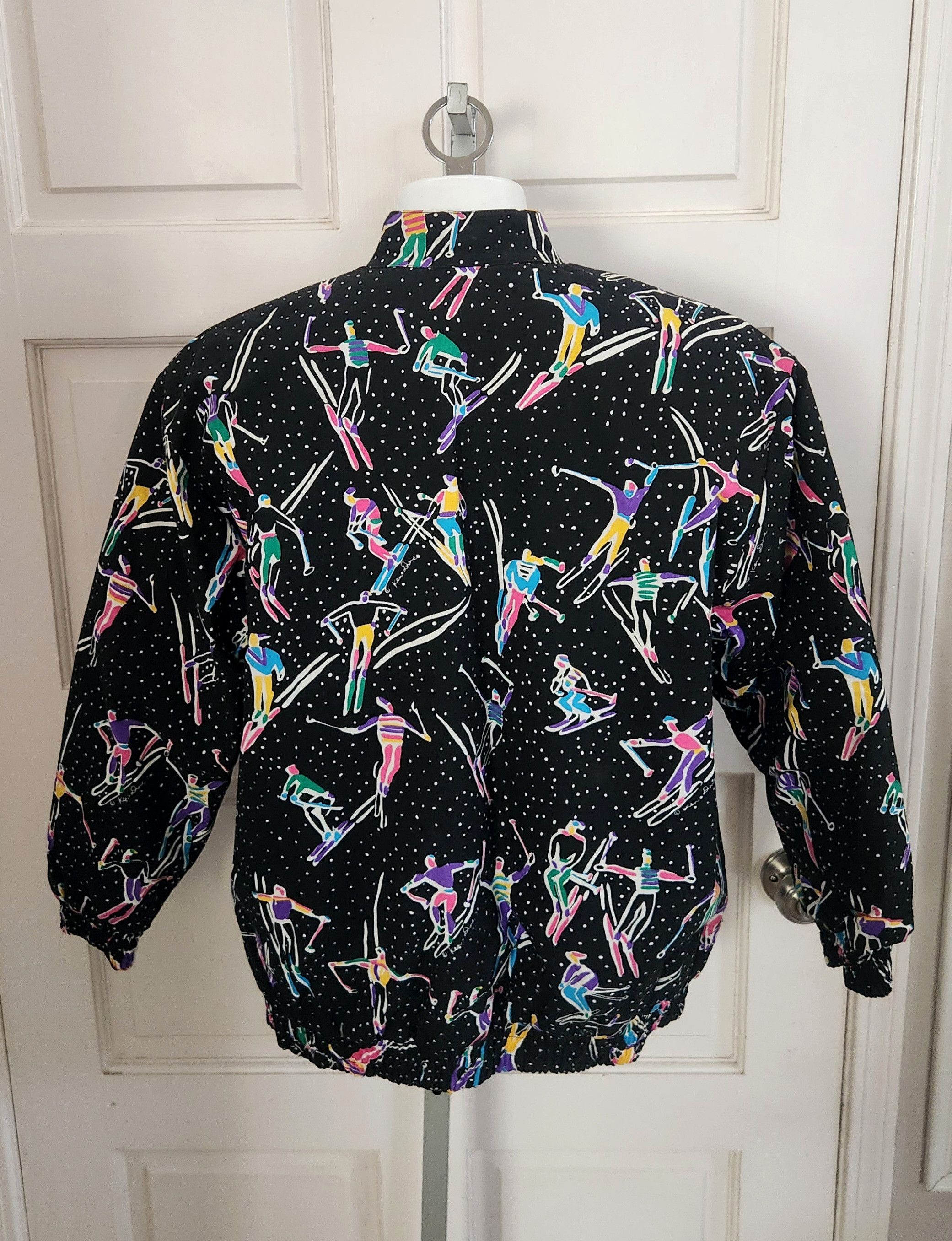 Other Vintage 80s 90s Ken Done Art To Wear Skier Print Bomber Size US M / EU 48-50 / 2 - 6 Thumbnail
