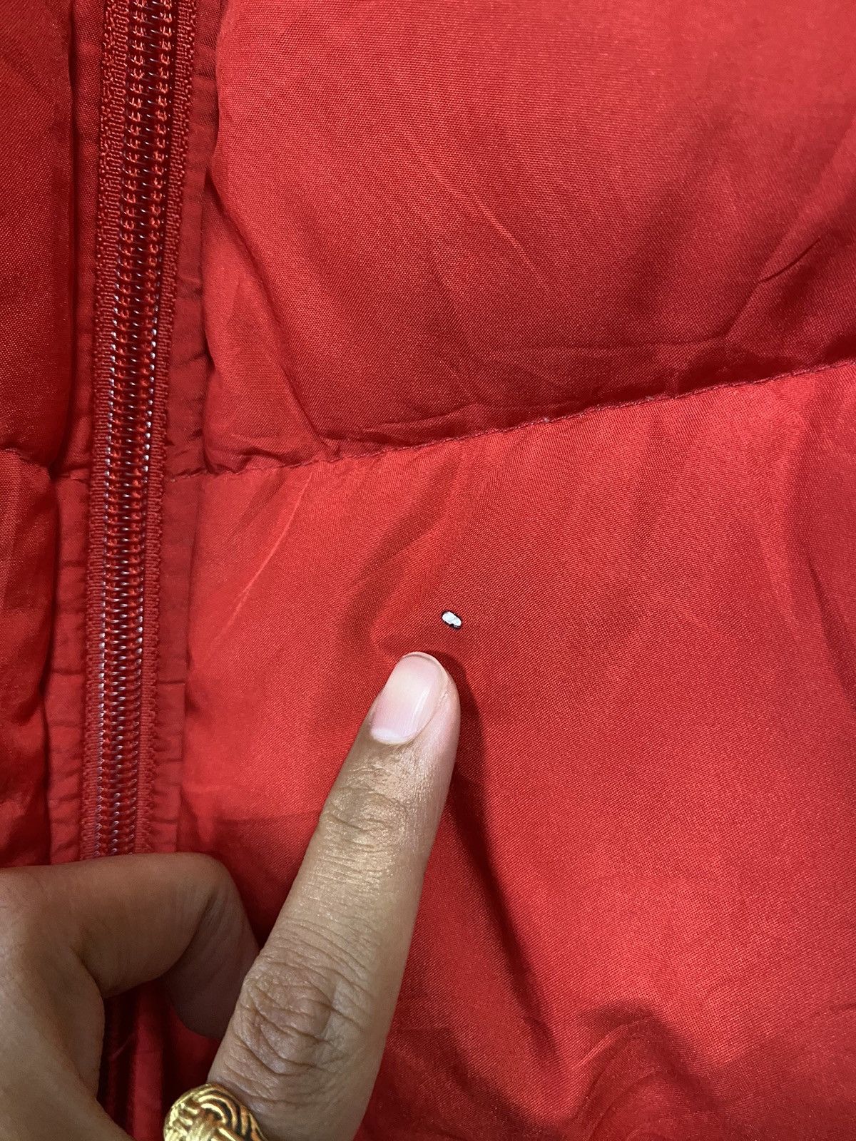 Nike Vintage Nike Puffer Jacket Red Size US S / EU 44-46 / 1 - 8 Thumbnail