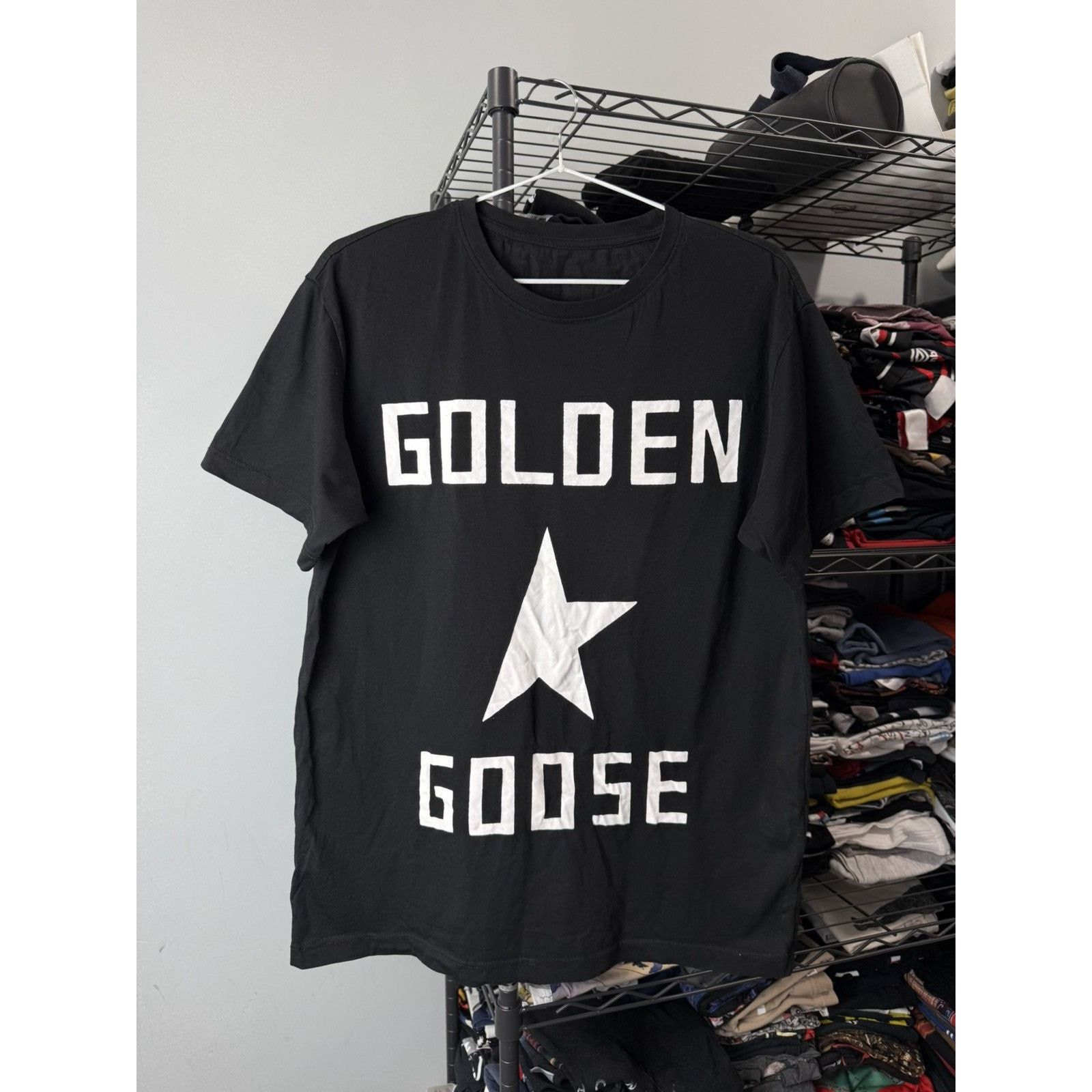 Golden Goose Star GGDB T Shirt Luxury Big Print Star