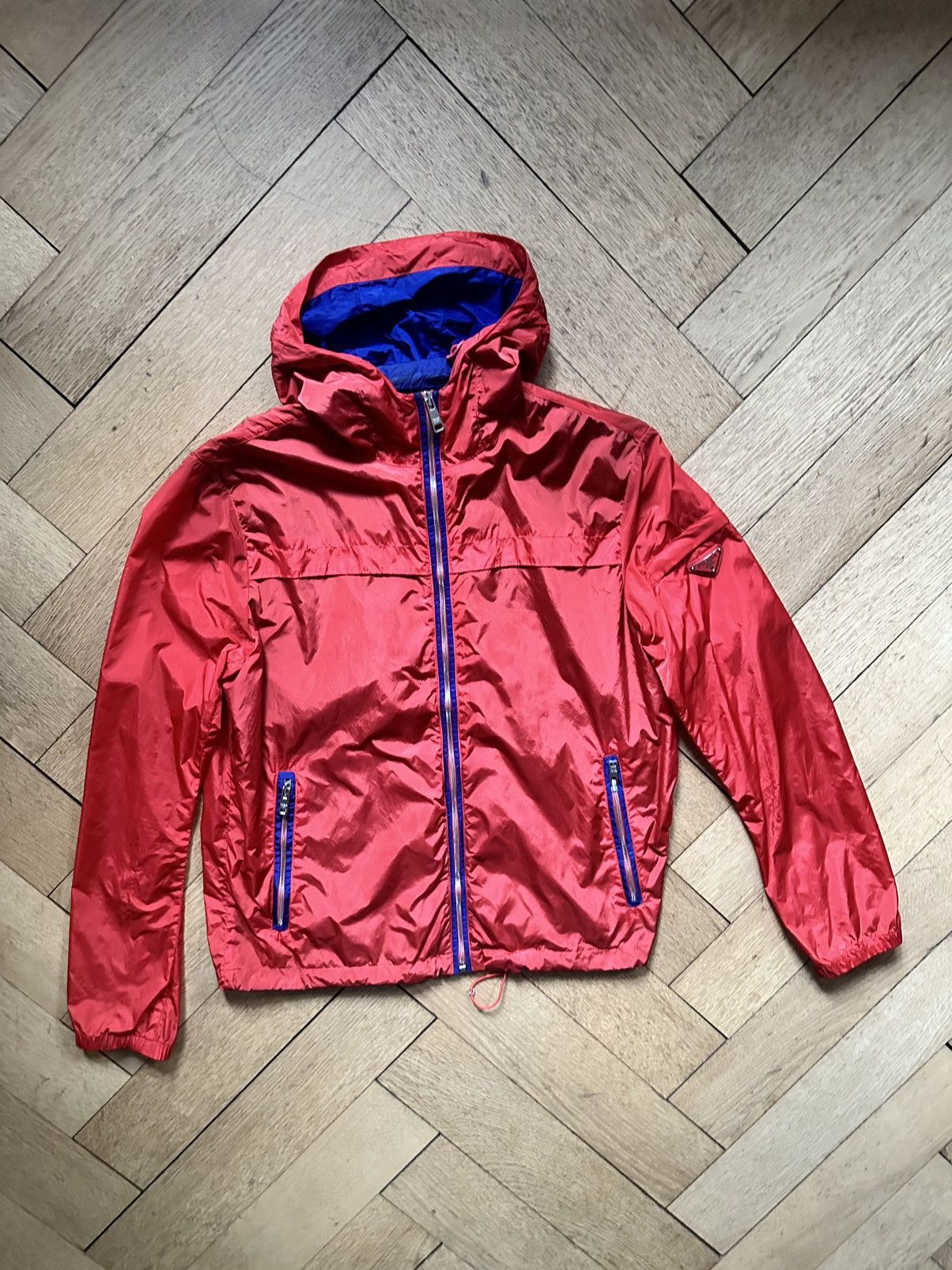 Prada Prada Re-Nylon Sport Triangle Jacket SS18 Windbreaker Size US S / EU 44-46 / 1 - 3 Thumbnail