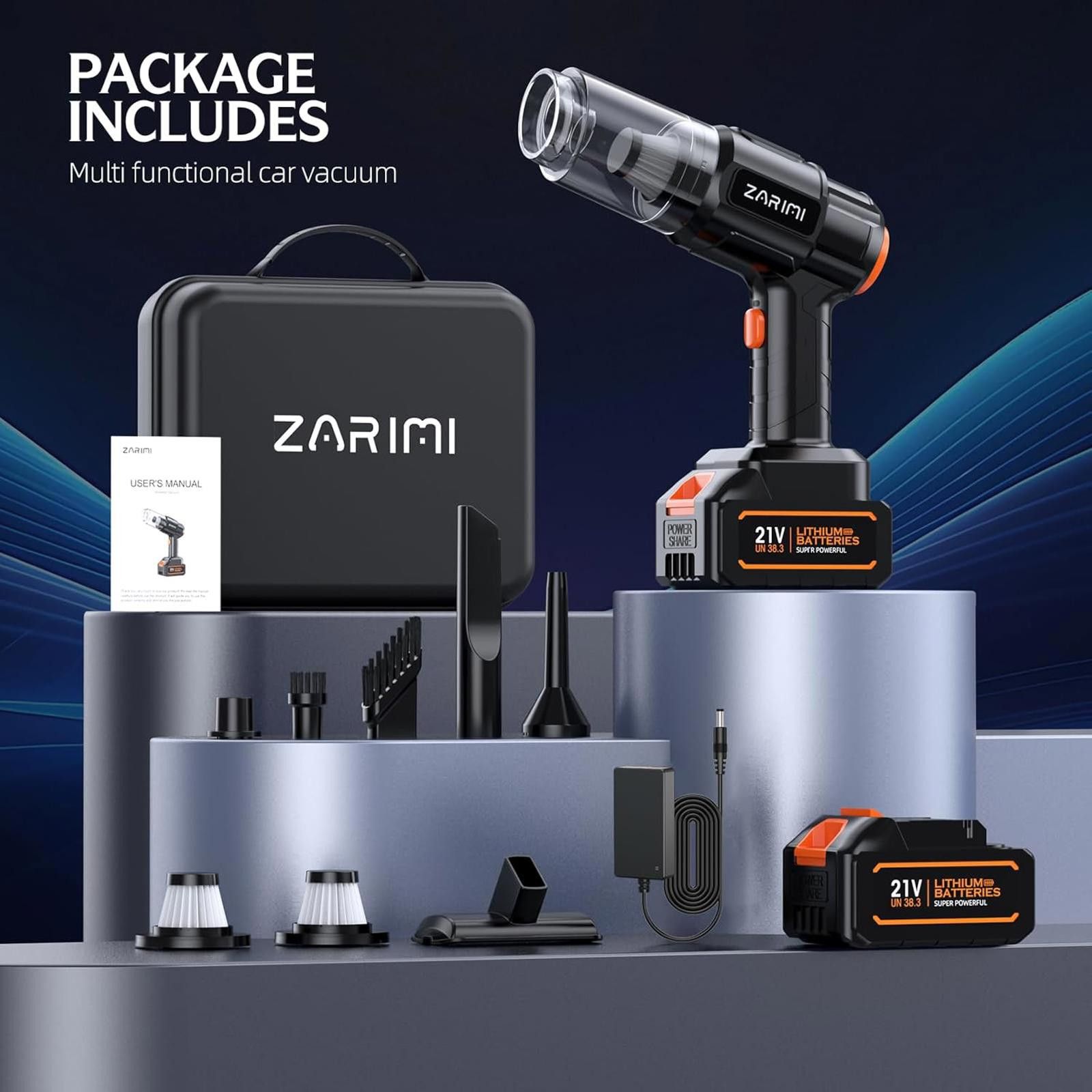 Other Cordless Handheld Vacuum Black, Bagless, Dual Batteries, 6-i Size ONE SIZE - 7 Thumbnail