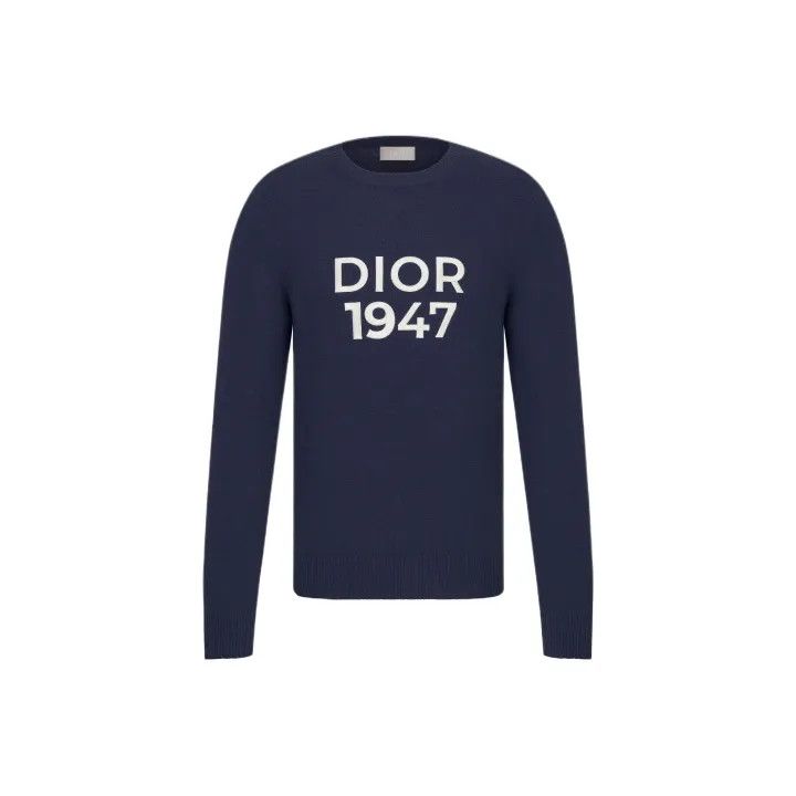 Dior Dior Logo Print Long Sleeve Knit Sweater 0079 Size US M / EU 48-50 / 2 - 1 Thumbnail