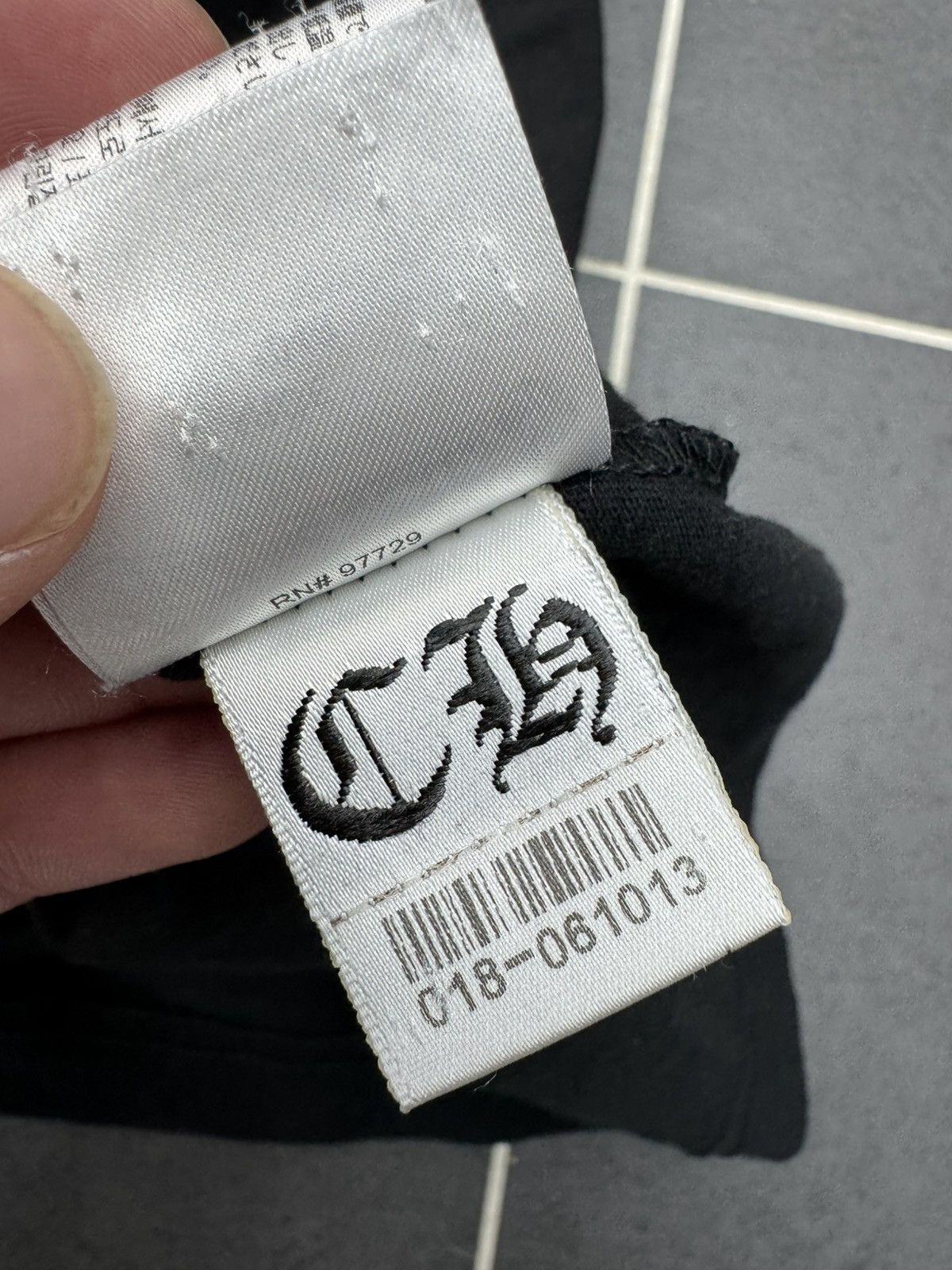 Chrome Hearts Chrome hearts half dagger script logo shortsleeve Size US L / EU 52-54 / 3 - 6 Thumbnail