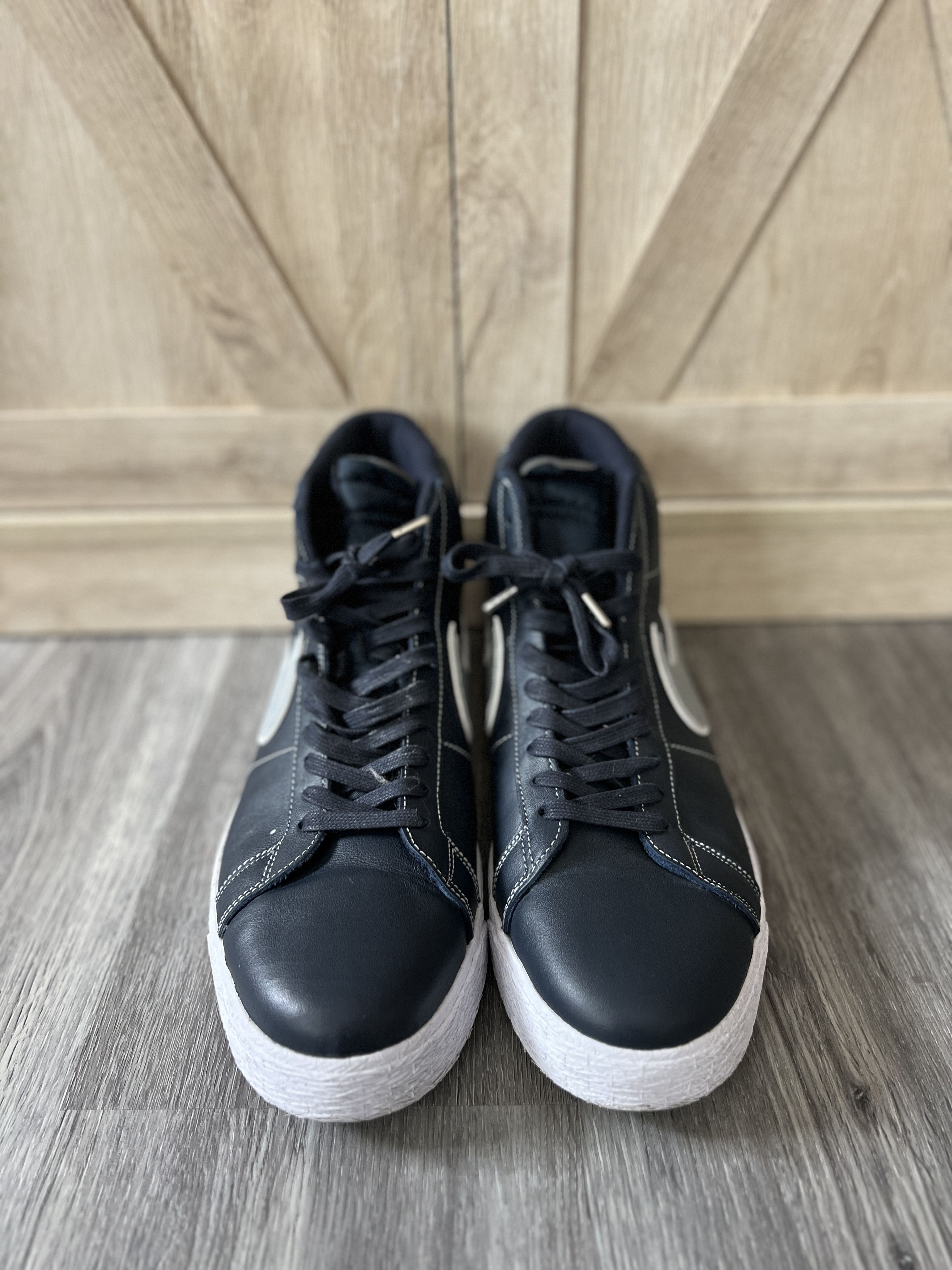 Nike Nike SB Zoom Blazer Mid Mason Silva Dark Obsidian Metallic Size US 12 / EU 45 - 3 Thumbnail