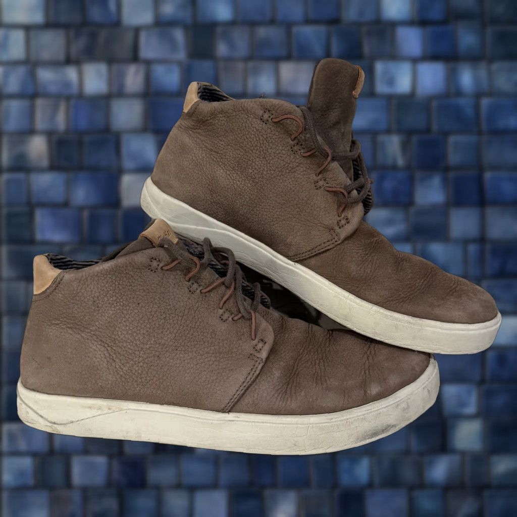 Olukai OluKai Boots Mens 10.5 Brown Nana Hele Shearling Leather Chukka 10449-6363 Size US 11 / EU 44 - 1 Thumbnail