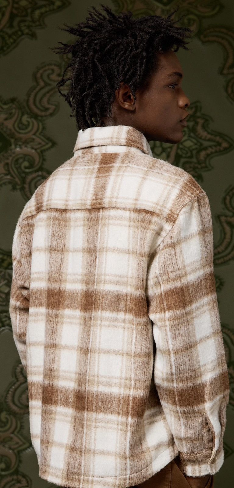 American Eagle Outfitters AE x Tru Kolors Heavyweight Brushed Plaid Overshirt Size US XL / EU 56 / 4 - 2 Thumbnail