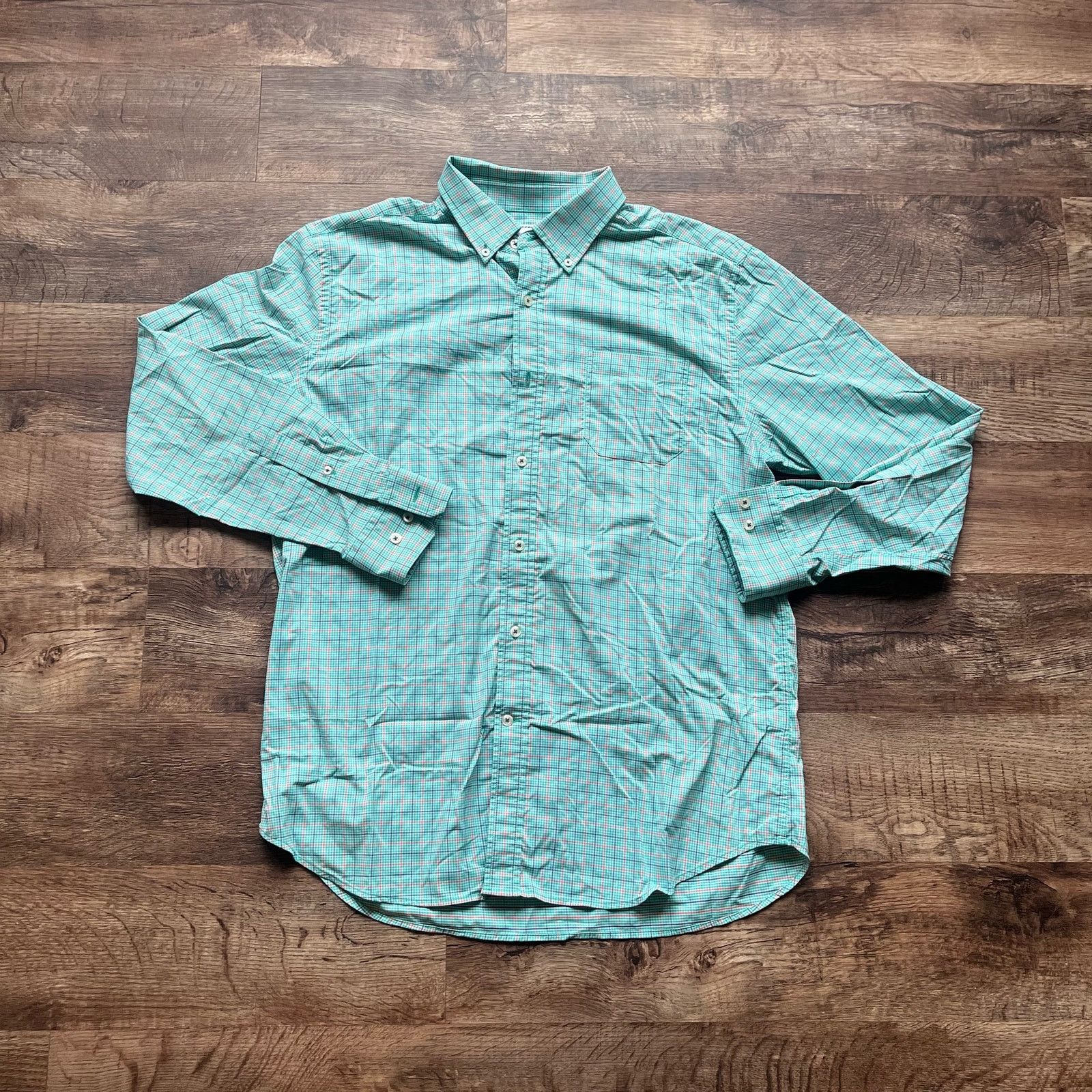 Southern Tide Southern Tide Performance Long Sleeve Mens Large Green Size US L / EU 52-54 / 3 - 1 Thumbnail