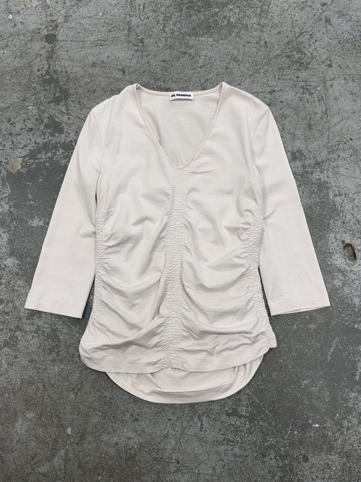 Jil Sander Jil Sander Long Sleeve 3/4 Top Tee Size M / US 6-8 / IT 42-44 - 2 Thumbnail