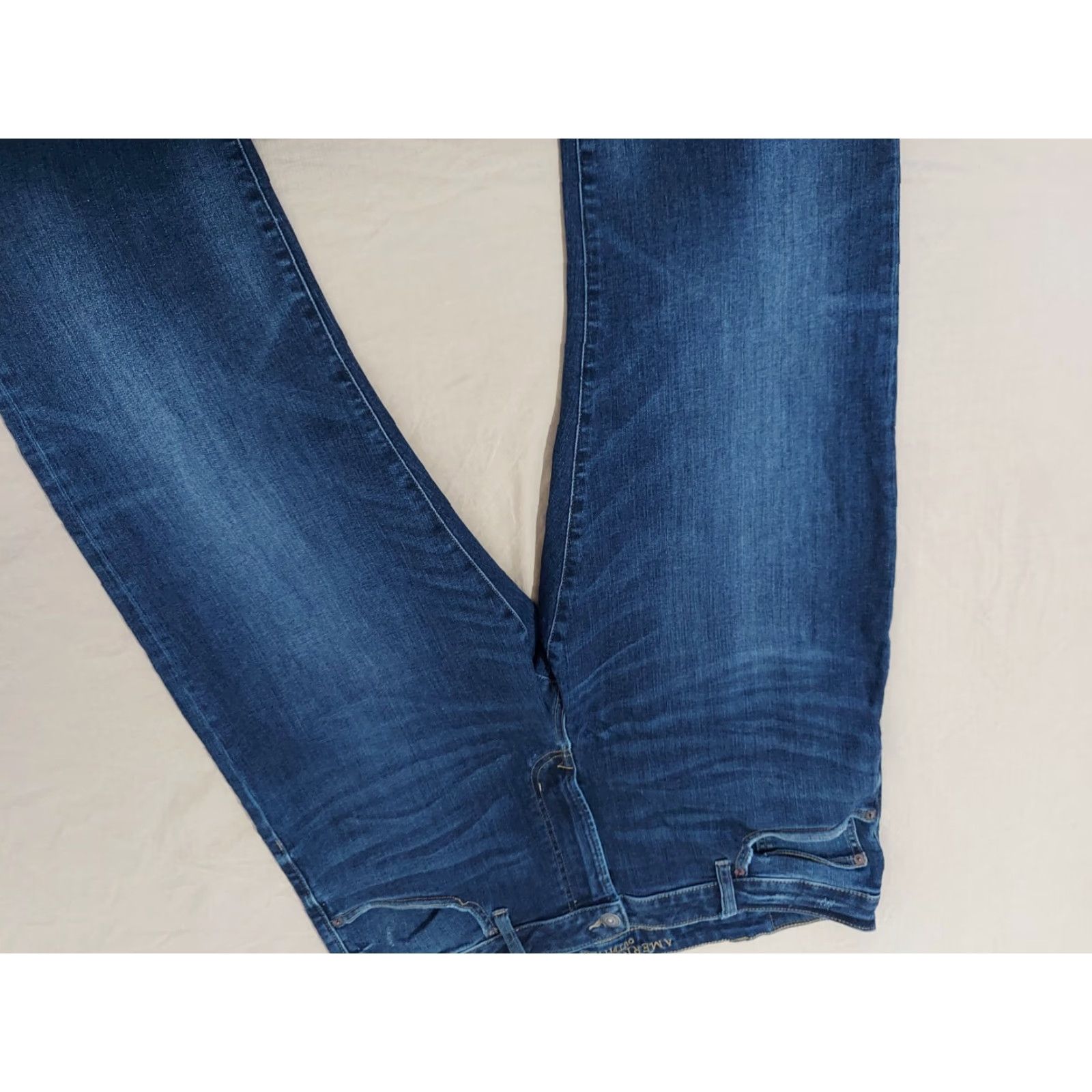 American Eagle Outfitters Mens American Eagle Outfitters Jeans 38x32 Regular Denim Stretch Straight Blue Pants Size US 38 / EU 54 - 3 Thumbnail