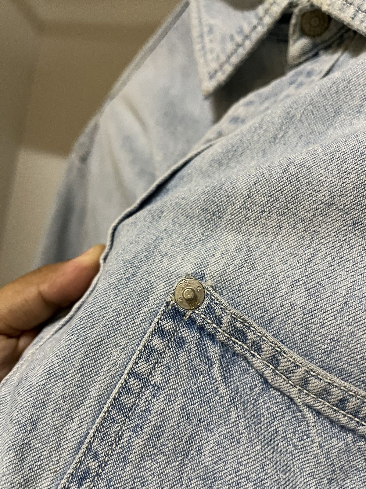 RRL Ralph Lauren RRL Ralph Lauren Denim Shirt Size US L / EU 52-54 / 3 - 5 Thumbnail