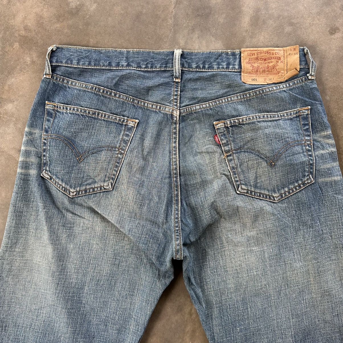 Japanese Brand Vintage Levi’s Faded Distressed Denim Jean Pant W36 Size US 36 / EU 52 - 10 Thumbnail
