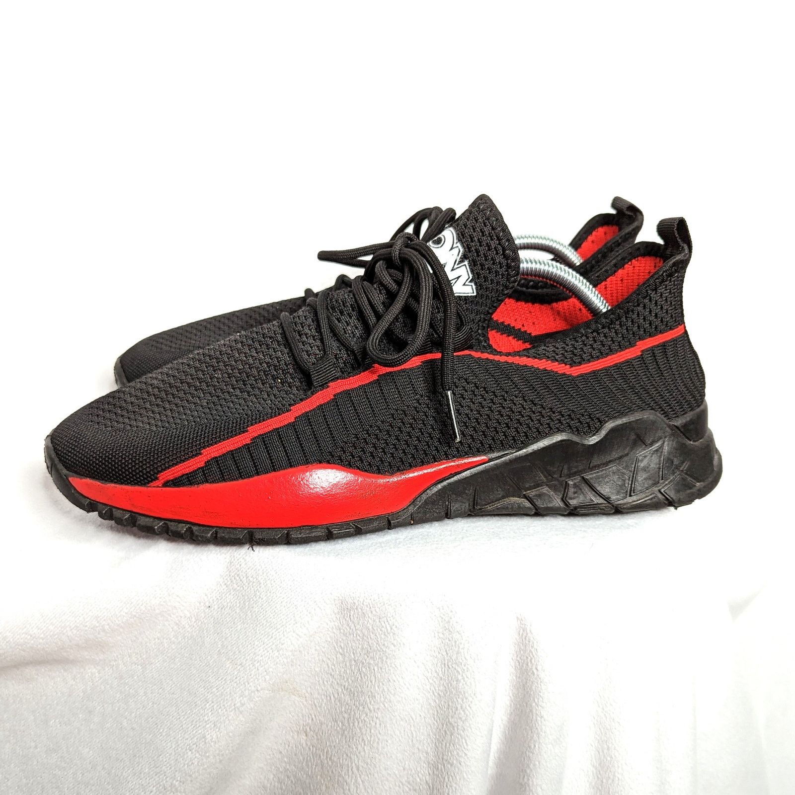 PONY PONY PP1 Rocky Knit Men's Athletic Shoes Black Red 11 Size US 11 / EU 44 - 3 Thumbnail