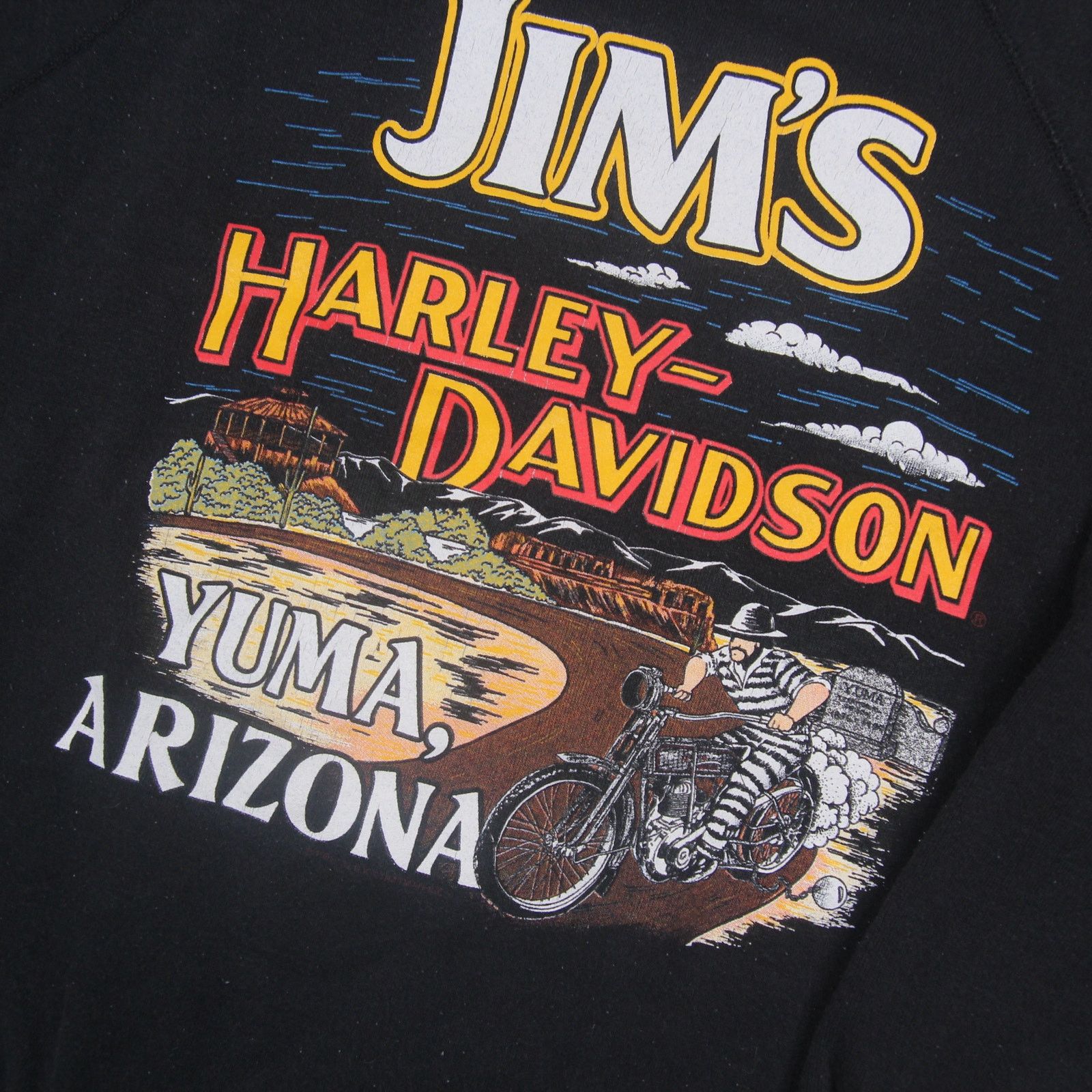 Harley Davidson × Vintage Vintage Harley Davidson Vtwin Eagle Crest Graphic Sweatshirt Size US L / EU 52-54 / 3 - 9 Thumbnail