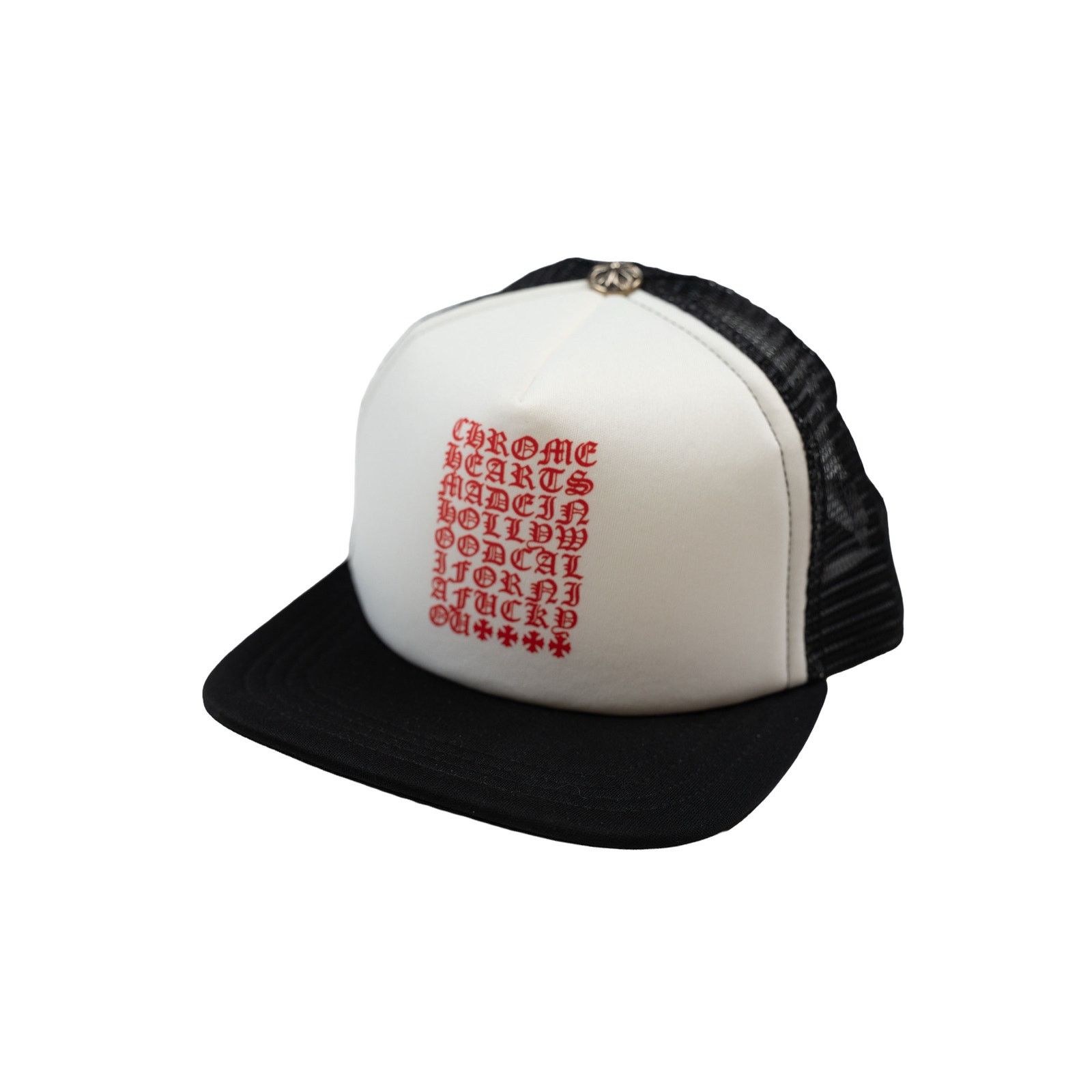 Chrome Hearts Black Eyechart Trucker Hat Size ONE SIZE - 1 Thumbnail