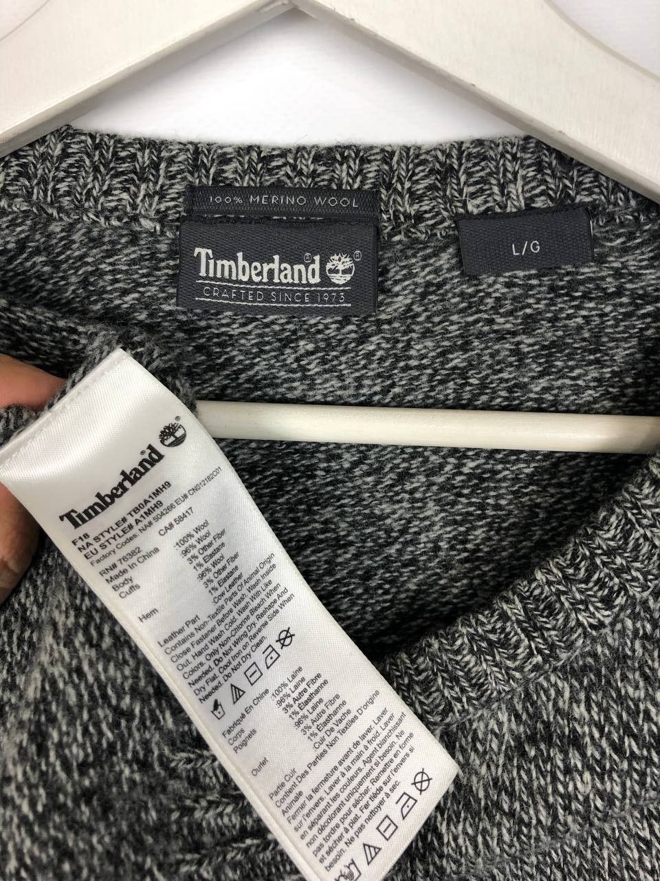 Timberland Timberland Merino Wool Sweater Crewneck Pullover size L Size US L / EU 52-54 / 3 - 8 Thumbnail