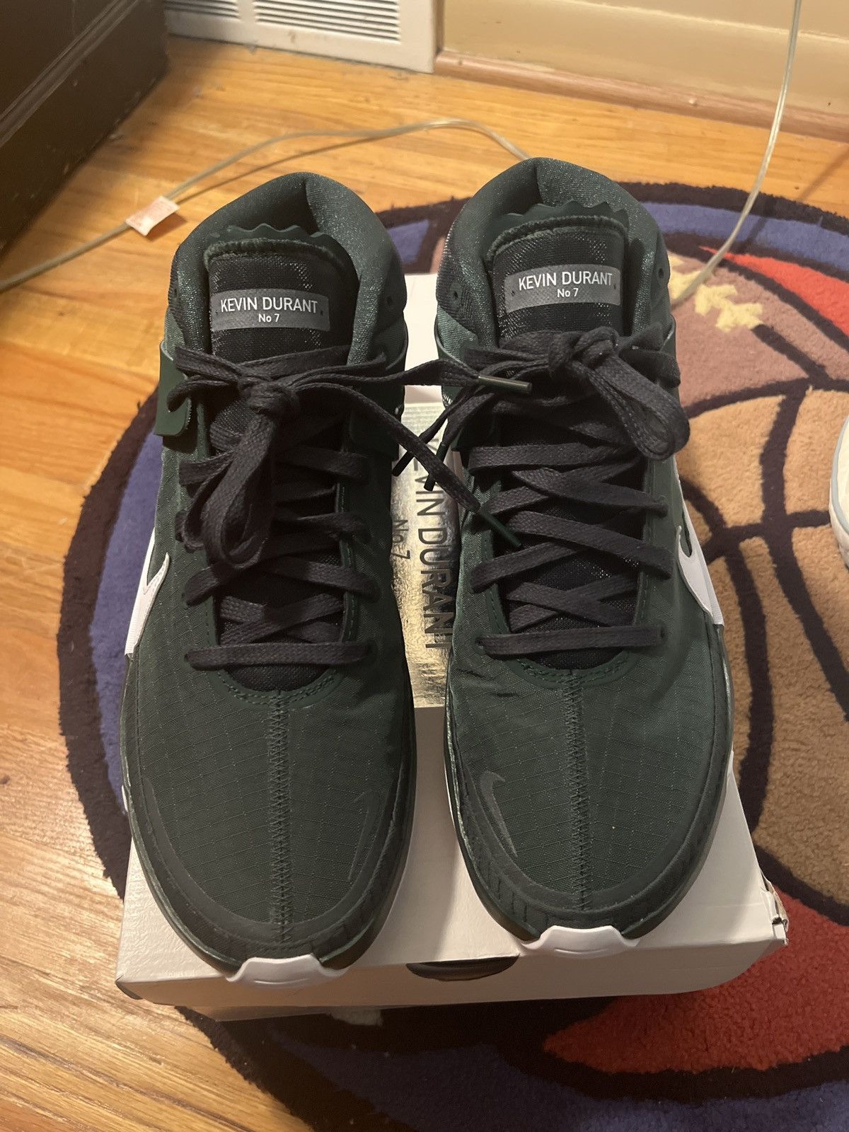 Nike KD 13 Promo Michigan State Green and White Size 12 Size US 12 / EU 45 - 7 Thumbnail