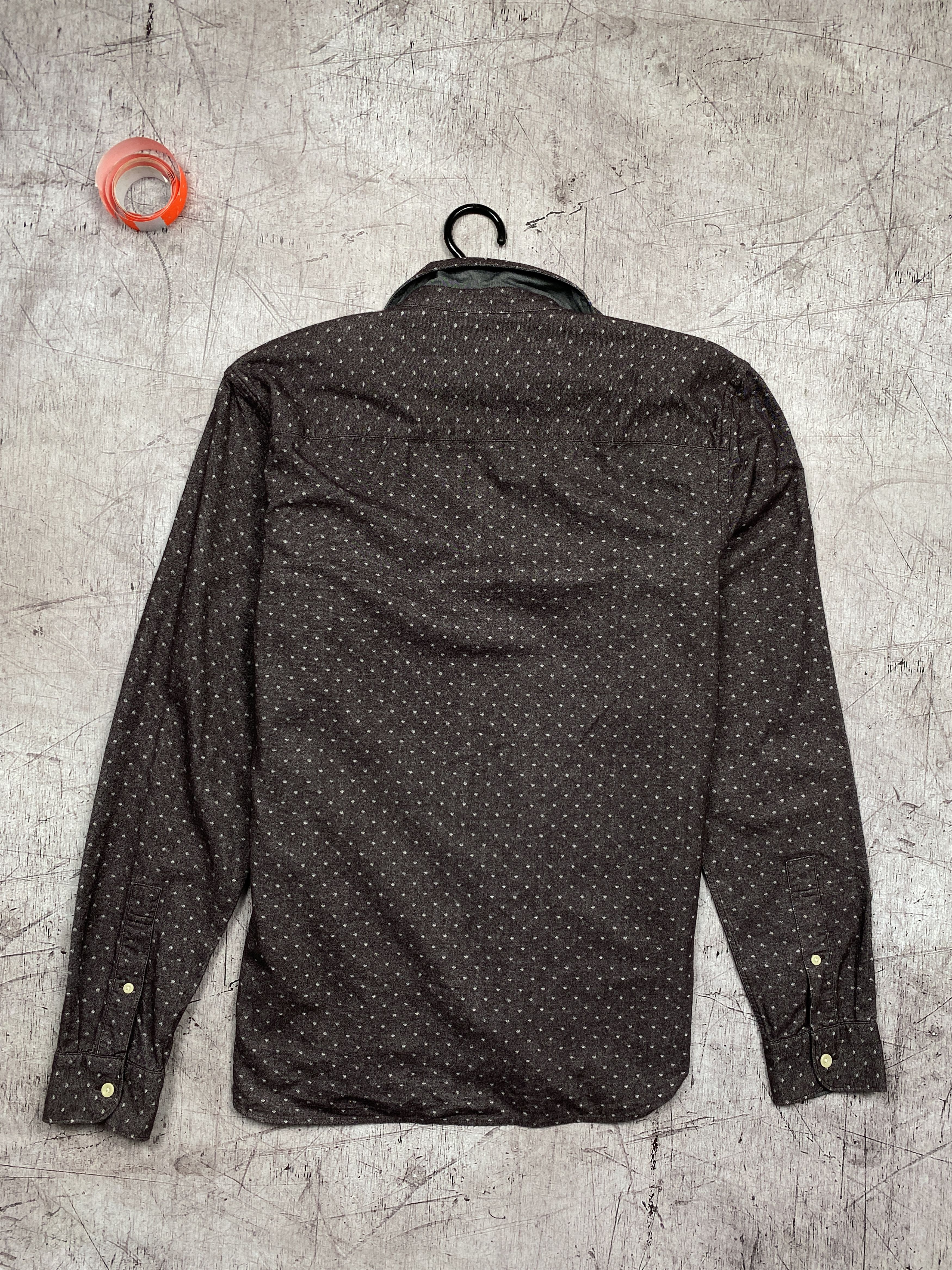 Allsaints × Flannel Allsaints Flannel Vintage Cresco Mens Long Sleeve Shirt Size US S / EU 44-46 / 1 - 7 Thumbnail