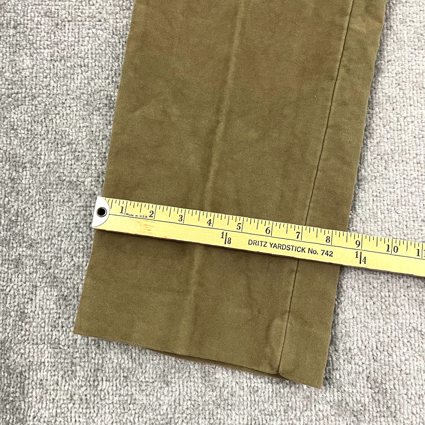 Vintage VINTAGE House of Bruar Men's Dress Pants 34x30 Brown Cotton Trousers Business Casual Slacks Size US 34 / EU 50 - 6 Thumbnail