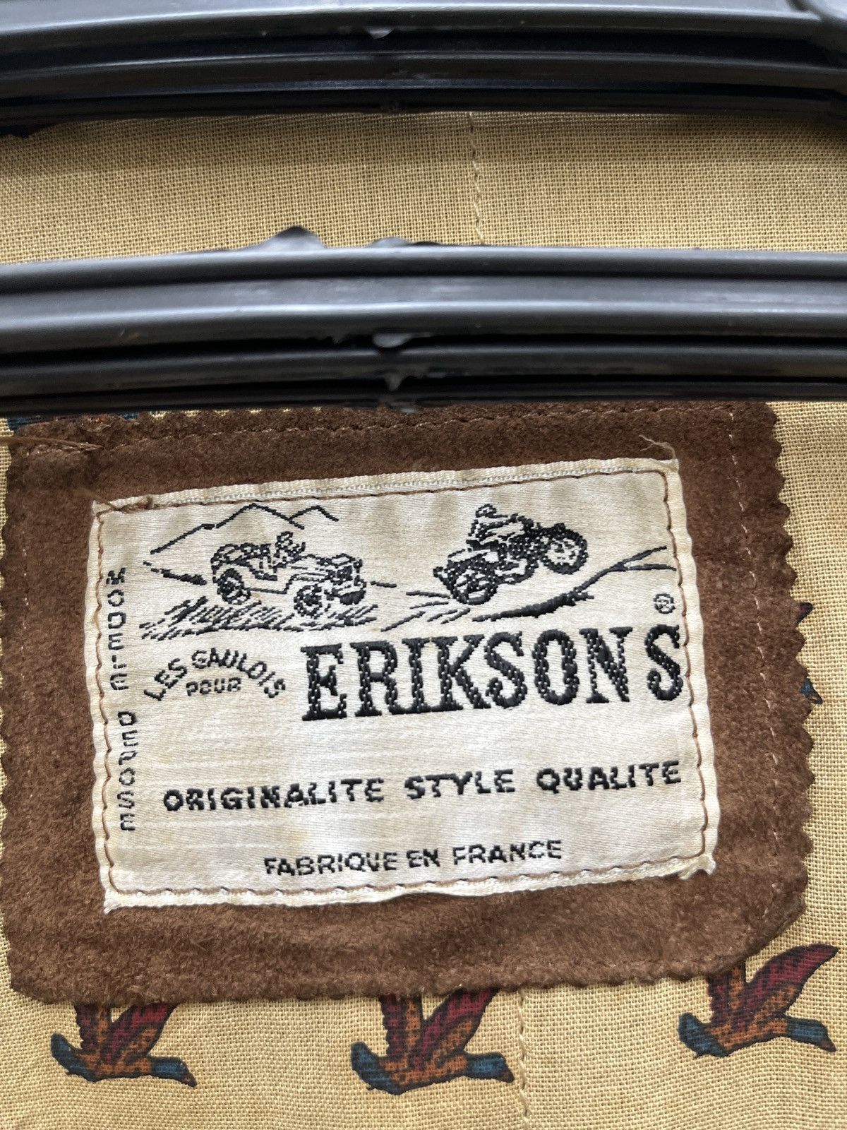 Vintage 🔥🔥🔥STEALS VINTAGE LES GAULOIS POUR ERIKSONS LEATHER JACKET Size US M / EU 48-50 / 2 - 6 Thumbnail