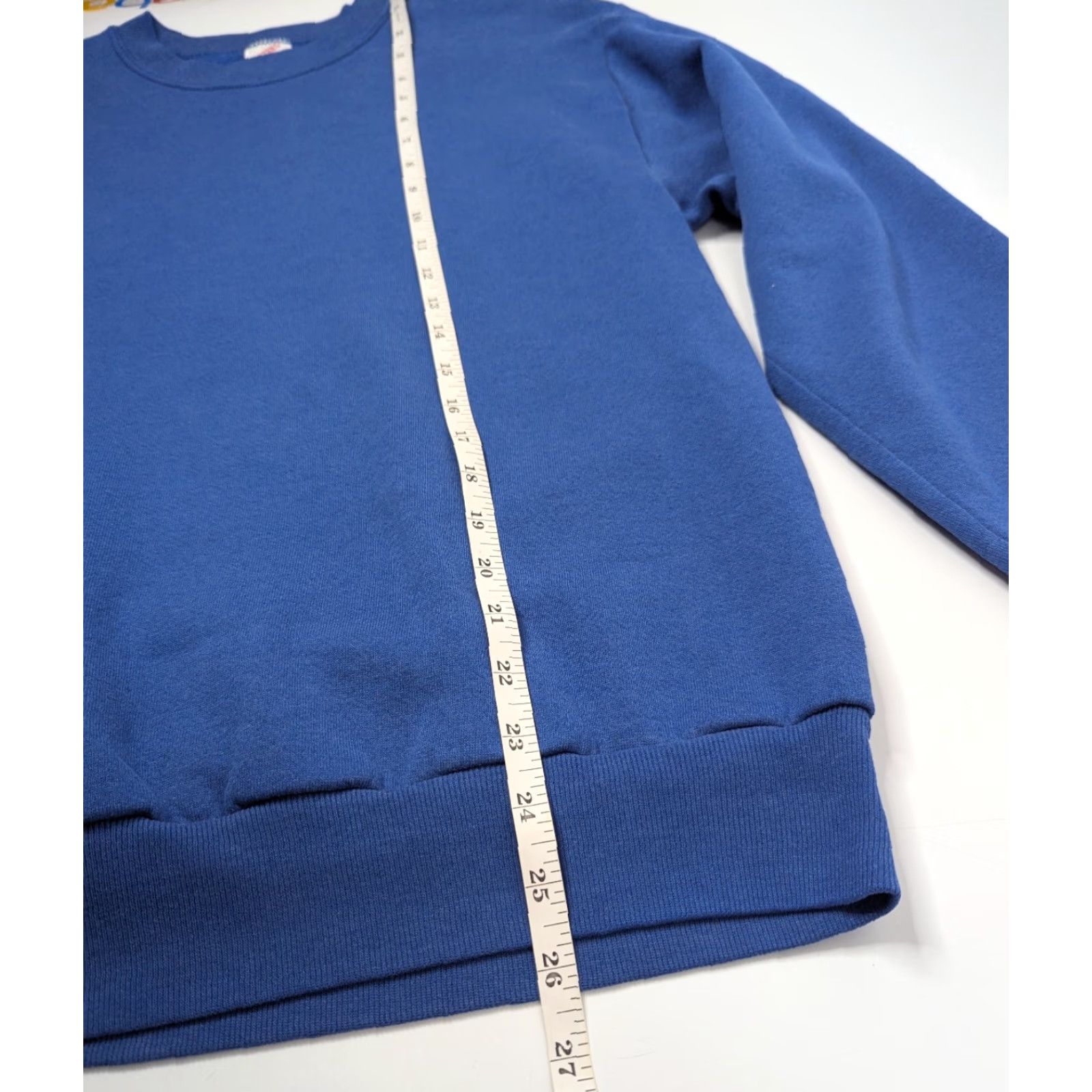 Jerzees VINTAGE Jerzees Crewneck Sweatshirt Blue USA Made 90s Size M Unisex Adults Pullover Crew Neck Cotton Polyester Fleece Size US M / EU 48-50 / 2 - 5 Thumbnail