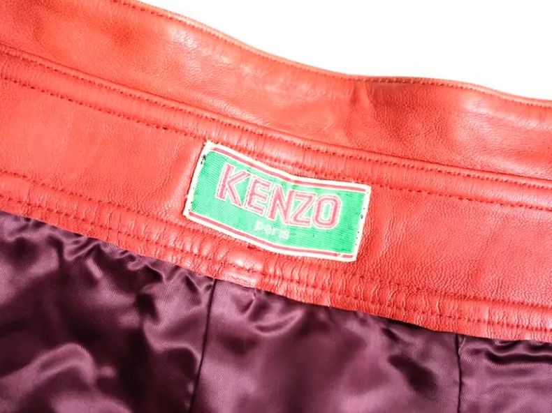 Kenzo KENZO A red one-piece skirt Size 27" / US 4 / IT 40 - 5 Thumbnail