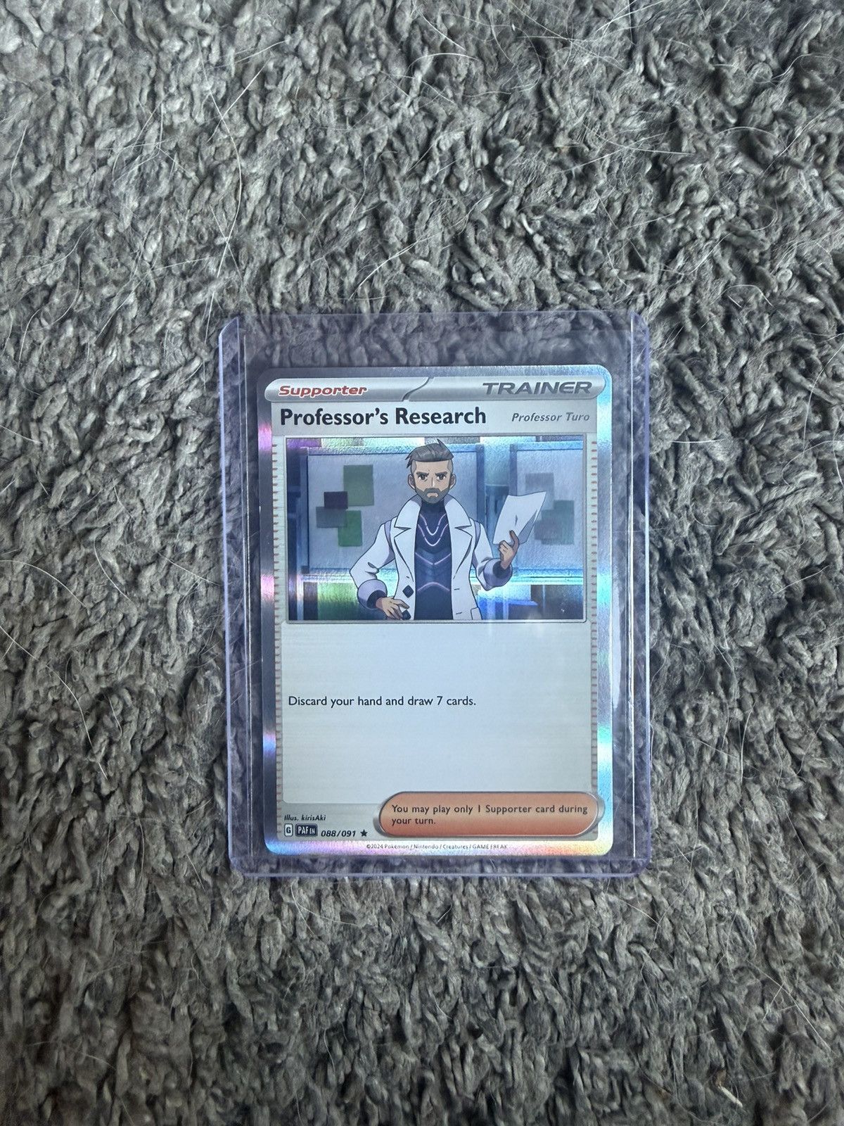 Pokemon 2024 Pokémon Professor’s Research Professor Turo Card Size ONE SIZE - 1 Thumbnail