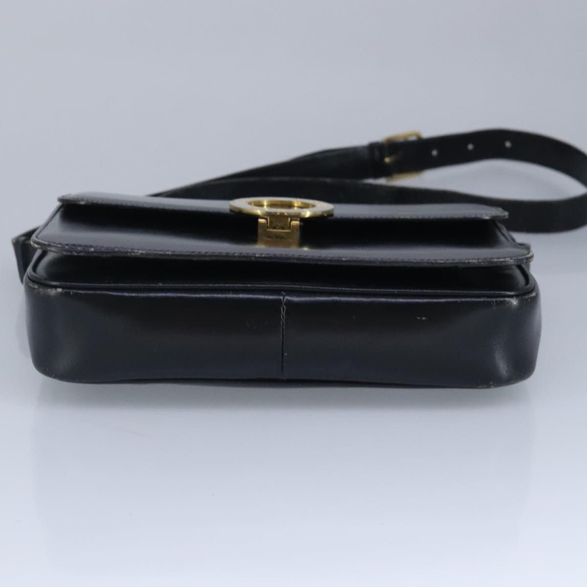 Celine CELINE Shoulder Bag Leather Black Gold Size ONE SIZE - 9 Thumbnail