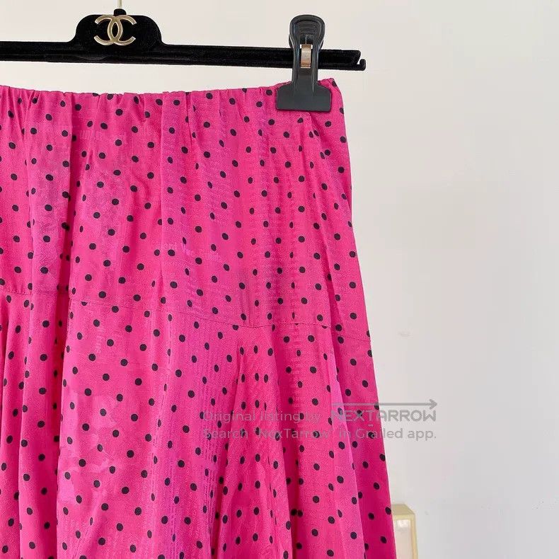 Balenciaga Balenciaga Pink Irregular Hem Skirt Size 37" - 3 Thumbnail