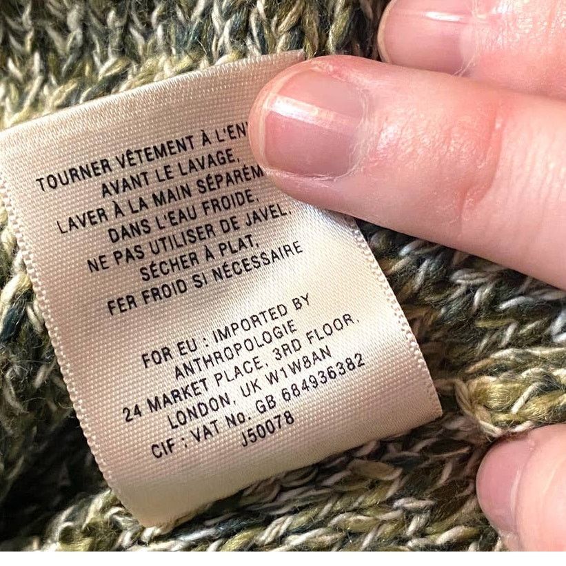 Anthropologie Angel of the North Anthro Green Knit Fringe Cardigan Size M Size M / US 6-8 / IT 42-44 - 7 Thumbnail