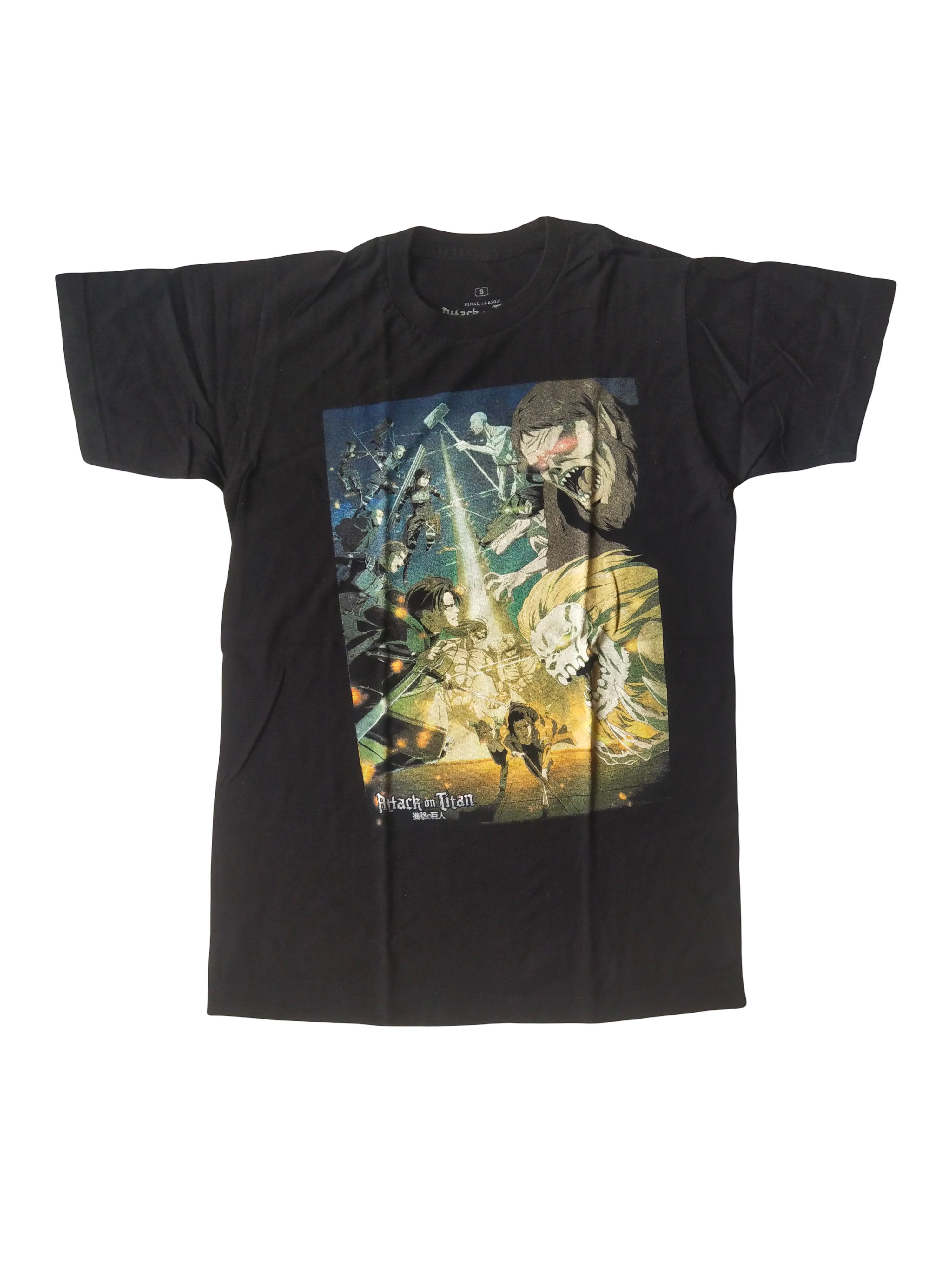Anime Attack on Titan Final Season War Graphic Anime Tee Size US S / EU 44-46 / 1 - 1 Thumbnail