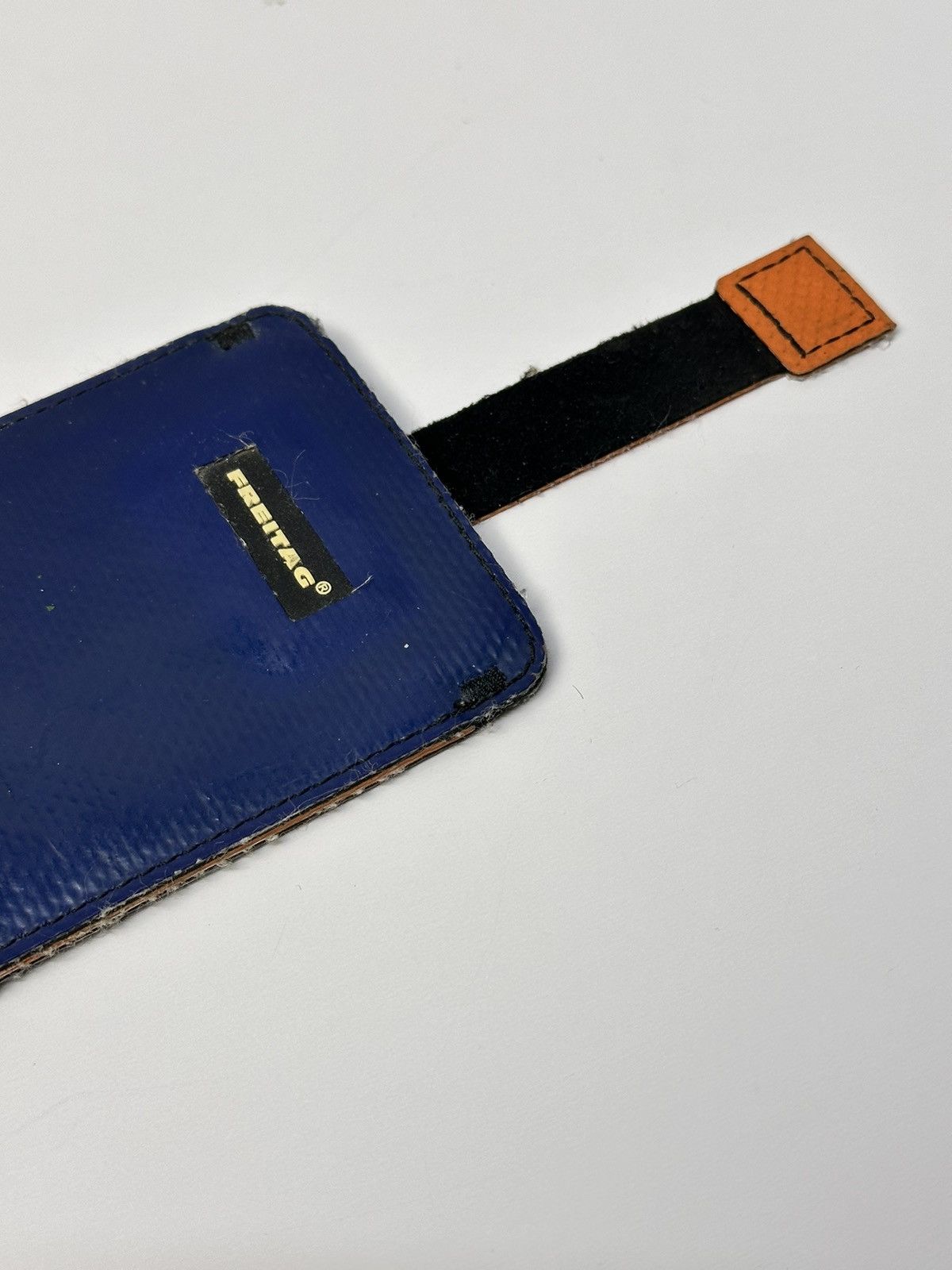 Freitag Freitag blue recycled tarp luggage tag travel accessory Size ONE SIZE - 2 Thumbnail