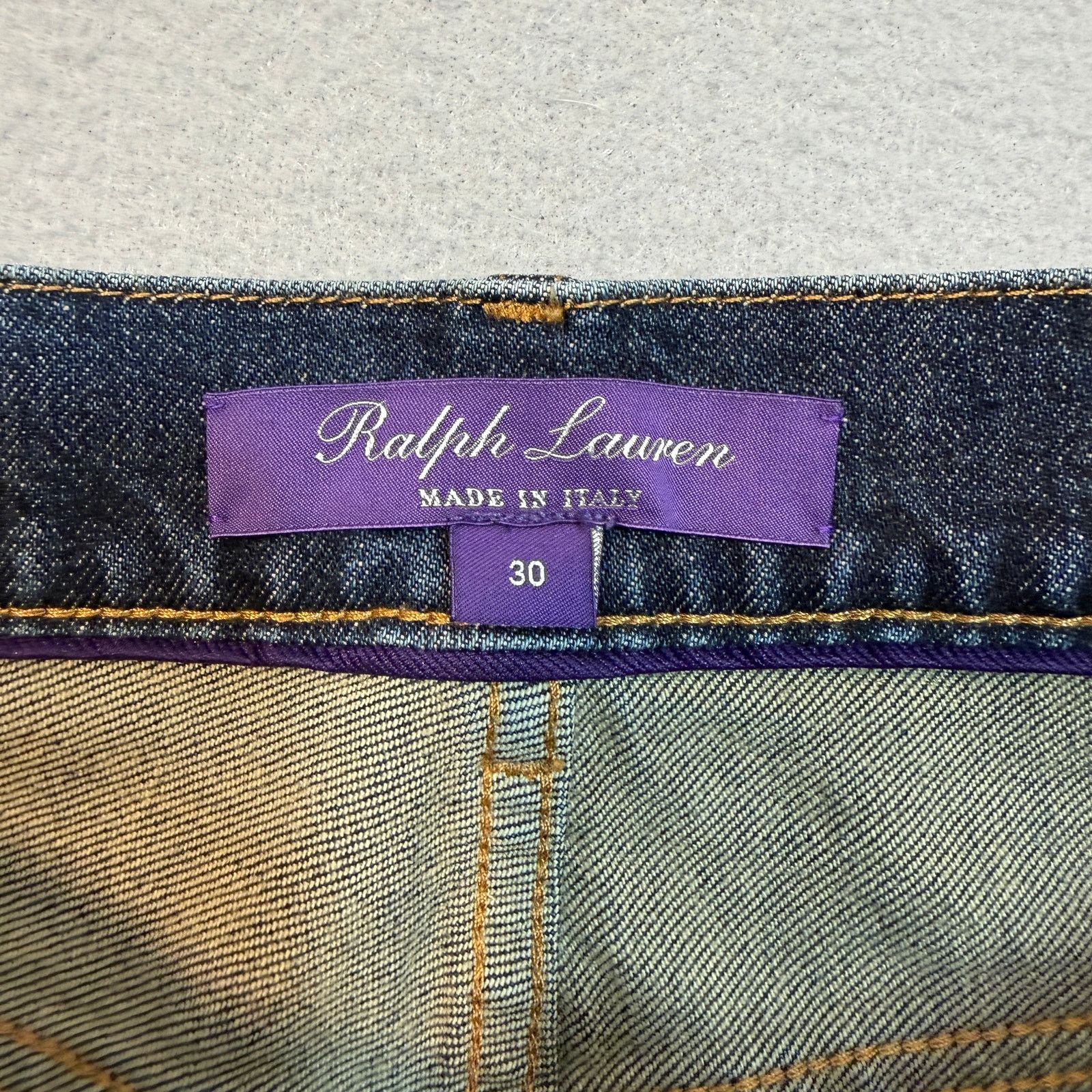 Ralph Lauren Ralph Lauren Purple Label Jeans Women's 30 (Fits 30x30 Blue Size 30" / US 8 / IT 44 - 5 Thumbnail
