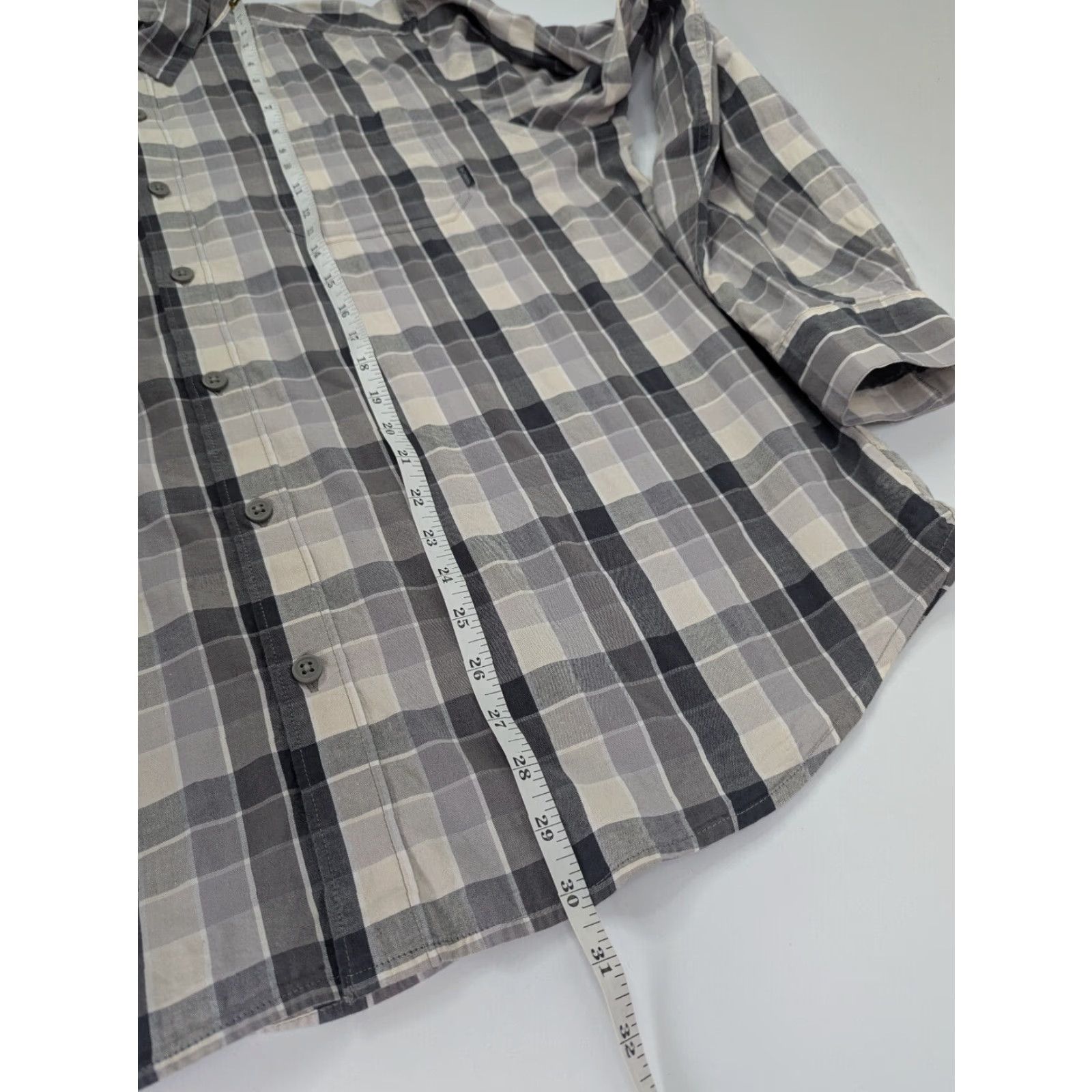 Vintage Columbia Shirt Men's XL Grey Plaid Hardy Ridge Button Up Long Sleeve Stretch Size US XL / EU 56 / 4 - 5 Thumbnail