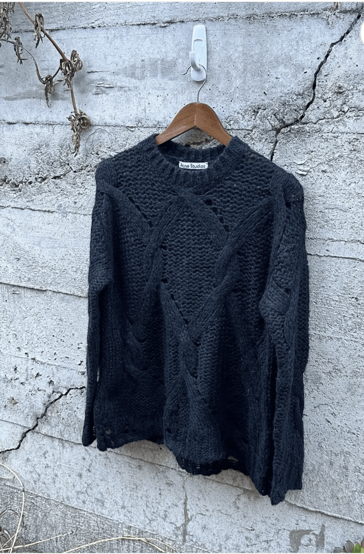 Acne Studios RARE GRAIL Acne Studios Intricate webbed sweater Size US S / EU 44-46 / 1 - 1 Thumbnail