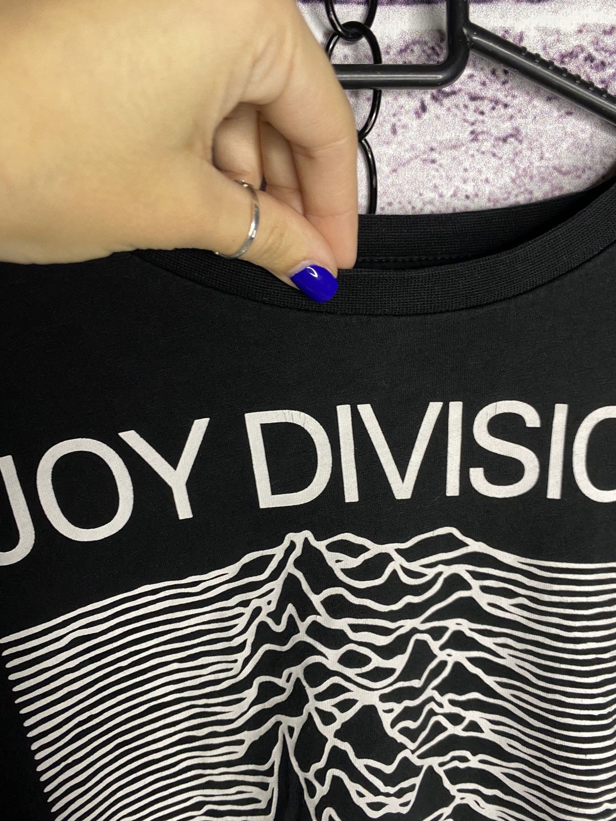 Joy Division Men's T-Shirt Joy Division Unknown Pleasures Logo Tee Size US M / EU 48-50 / 2 - 6 Thumbnail