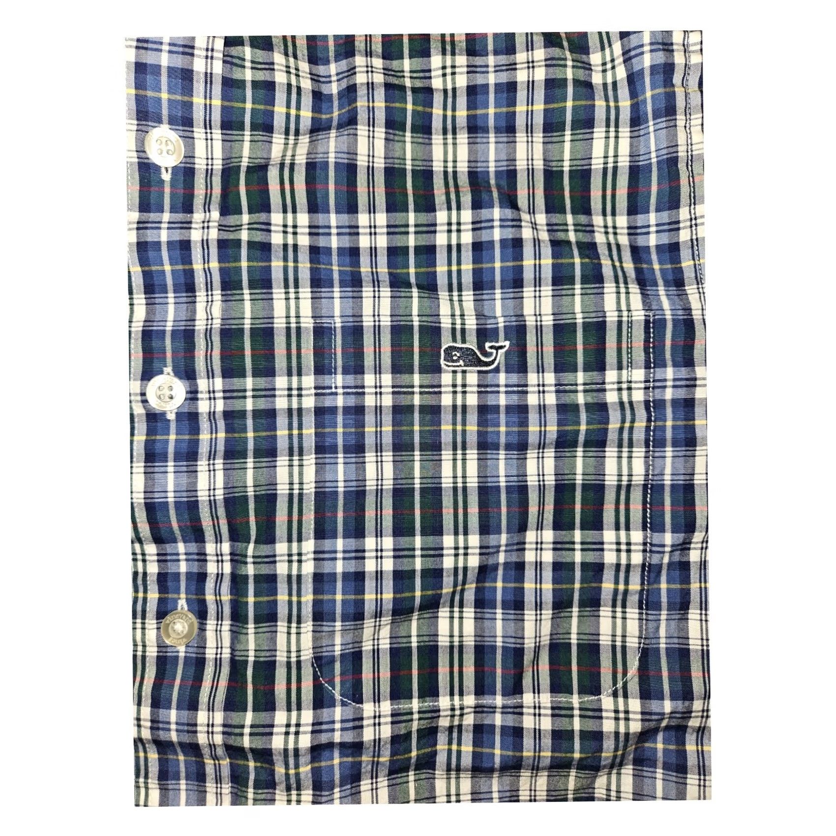 Vineyard Vines VINTAGE Vineyard Vines Tucker Shirt Button-Up Slim Long Sleeve XS Preppy Plaid Blue Mens Size US XS / EU 42 / 0 - 7 Thumbnail