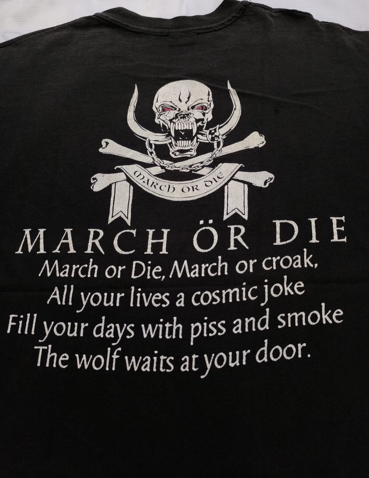 Band Tees Vintage MOTORHEAD March or Die 1992 concert tour T-shirt Size US M / EU 48-50 / 2 - 5 Thumbnail