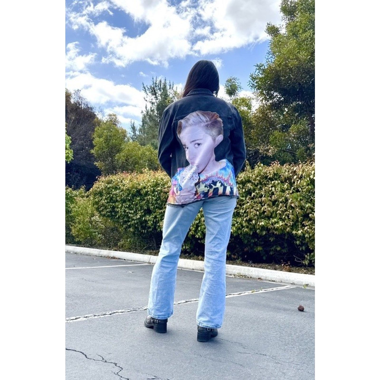 Other MILEY CYRUS Bangerz Upcycled Retro Distressed Denim Jacket M Size M / US 6-8 / IT 42-44 - 1 Thumbnail
