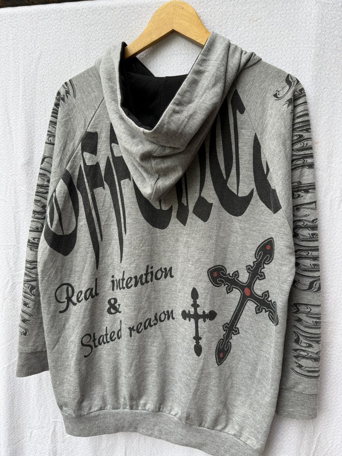 Japanese Brand Digdeep japanese zip hoodie cross ifsixwasnine lgb Size US L / EU 52-54 / 3 - 3 Thumbnail